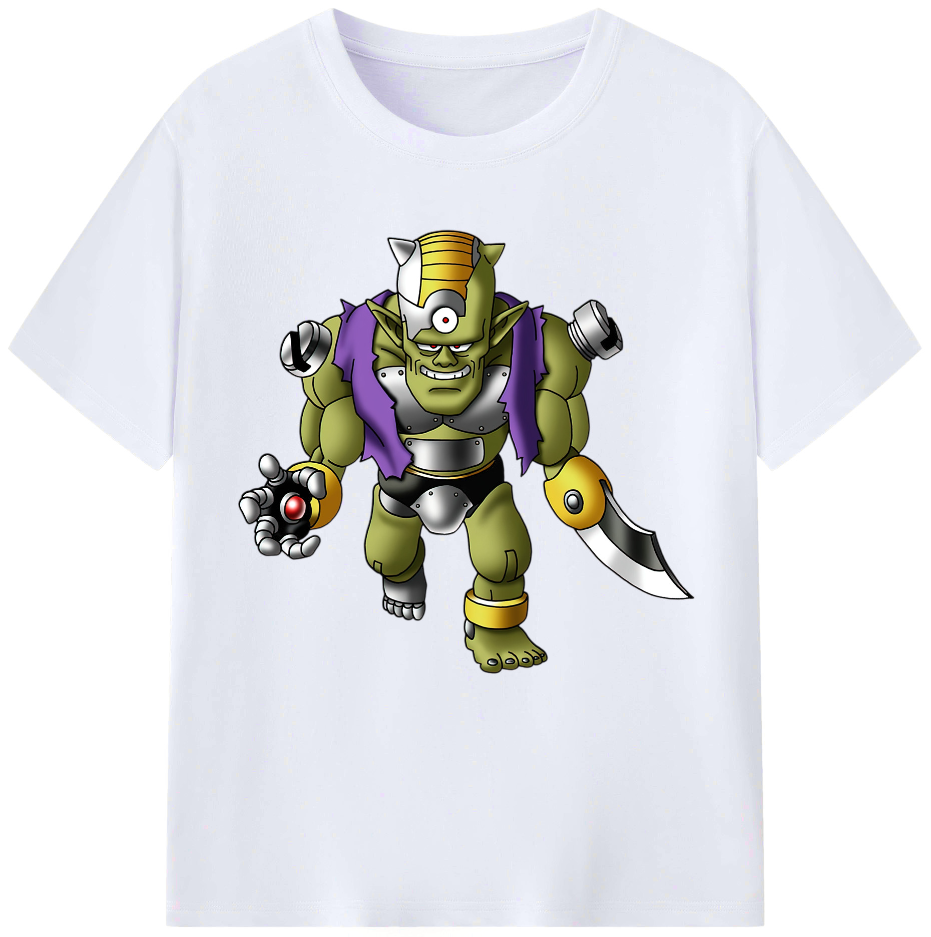 （画像用） ドラゴンクエスト Doragon Kuesuto Dragon Quest レディースカジュアルプリントTシャツ（綿100％）