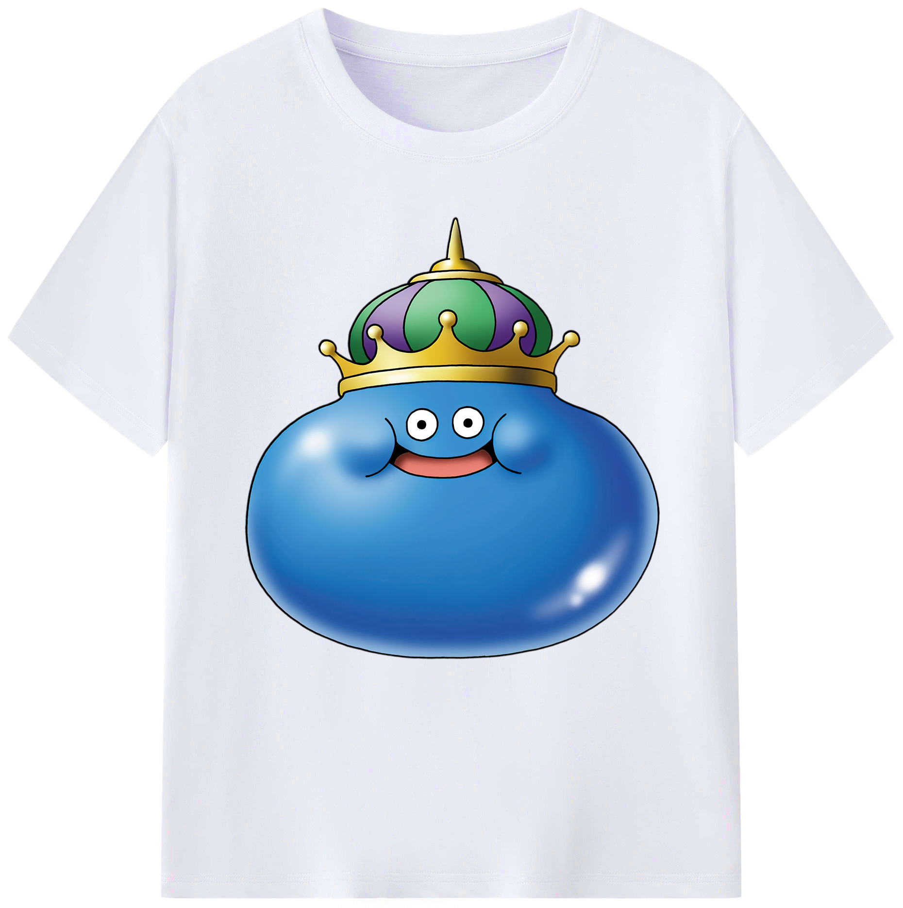 （画像用） ドラゴンクエスト Doragon Kuesuto Dragon Quest レディースカジュアルプリントTシャツ（綿100％）