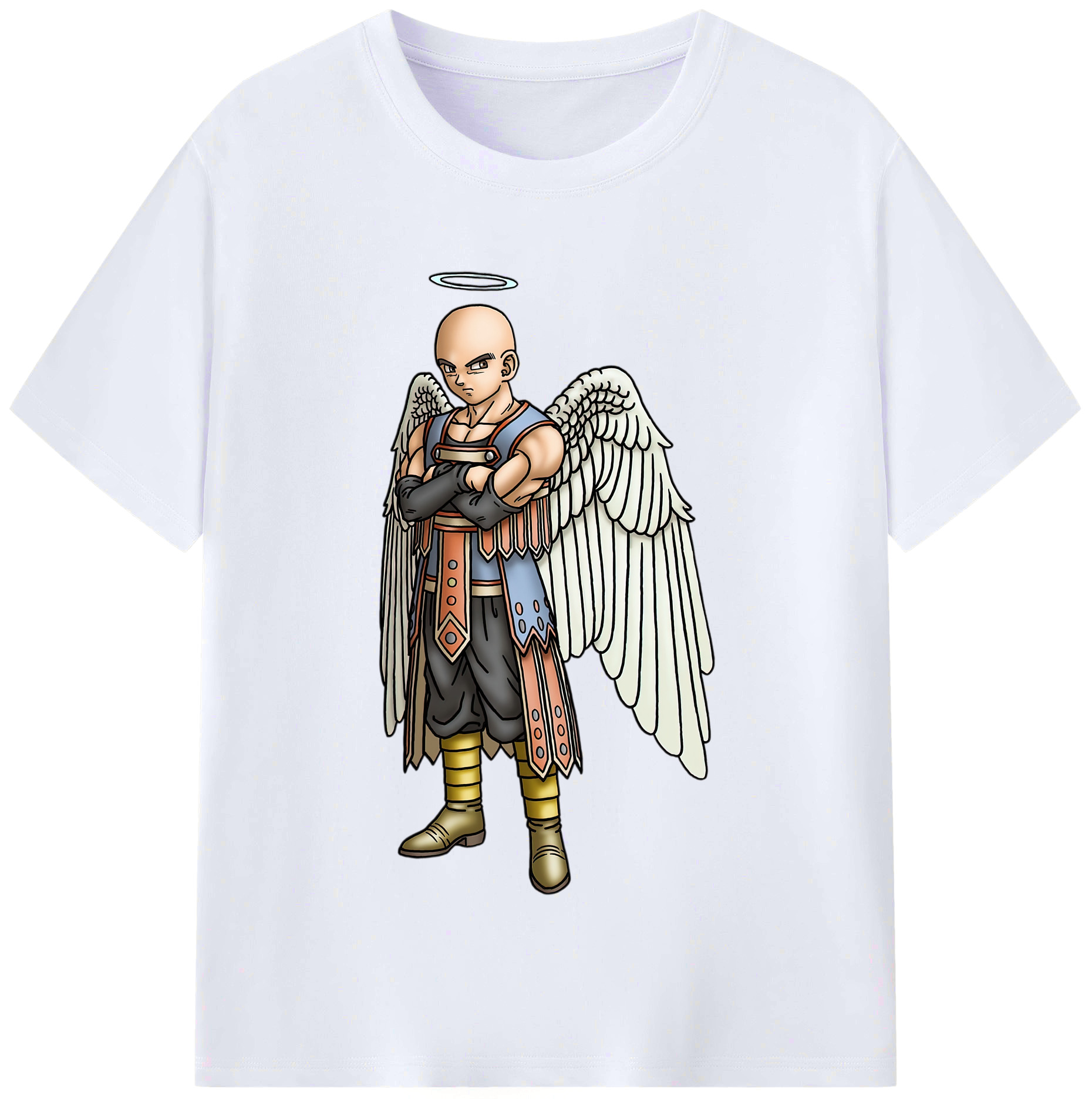 （画像用） ドラゴンクエスト Doragon Kuesuto Dragon Quest レディースカジュアルプリントTシャツ（綿100％）