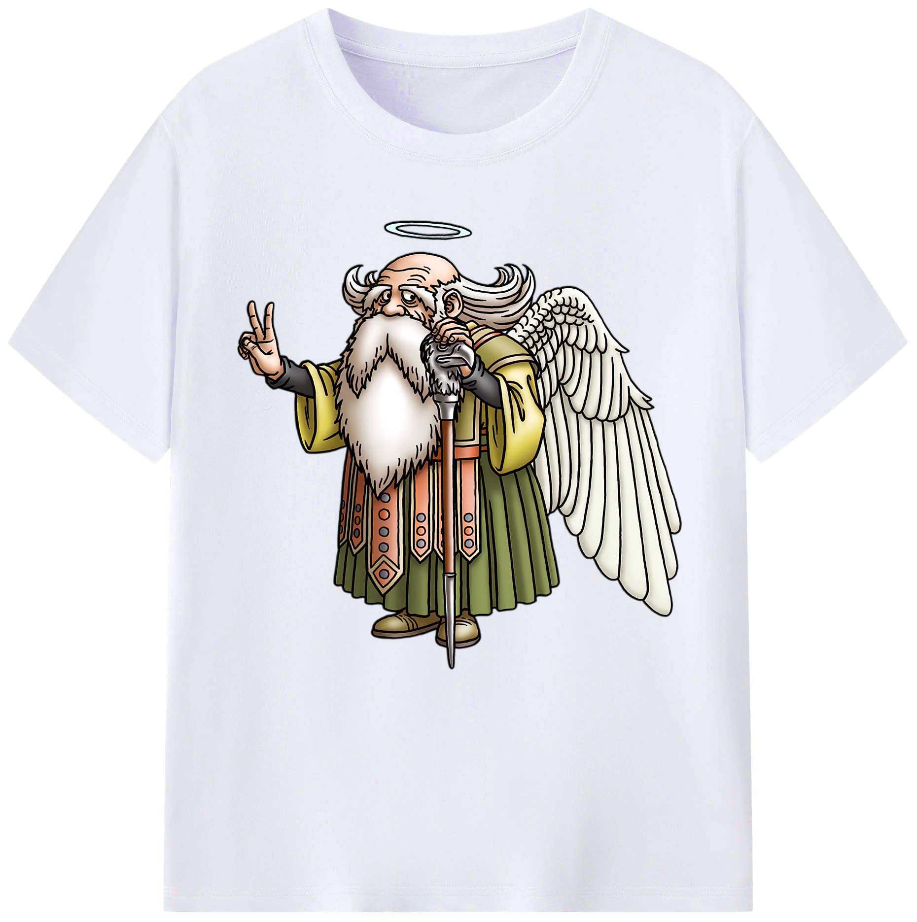（画像用） ドラゴンクエスト Doragon Kuesuto Dragon Quest レディースカジュアルプリントTシャツ（綿100％）