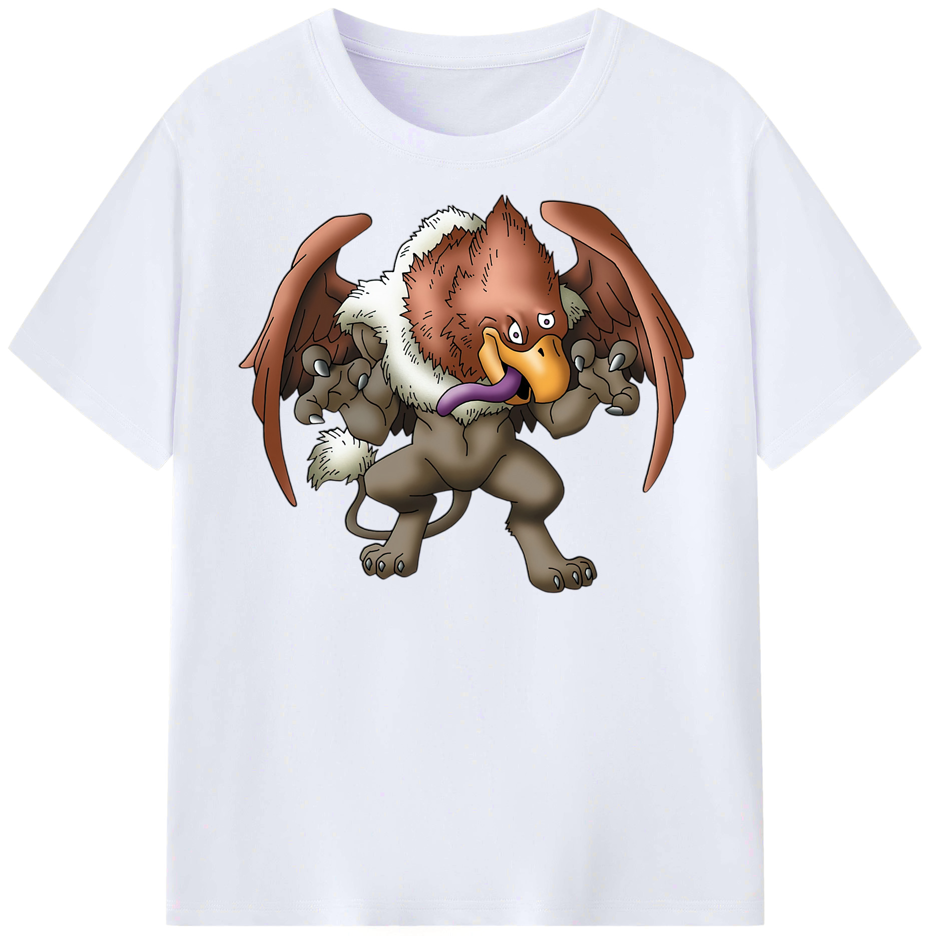（画像用） ドラゴンクエスト Doragon Kuesuto Dragon Quest レディースカジュアルプリントTシャツ（綿100％）