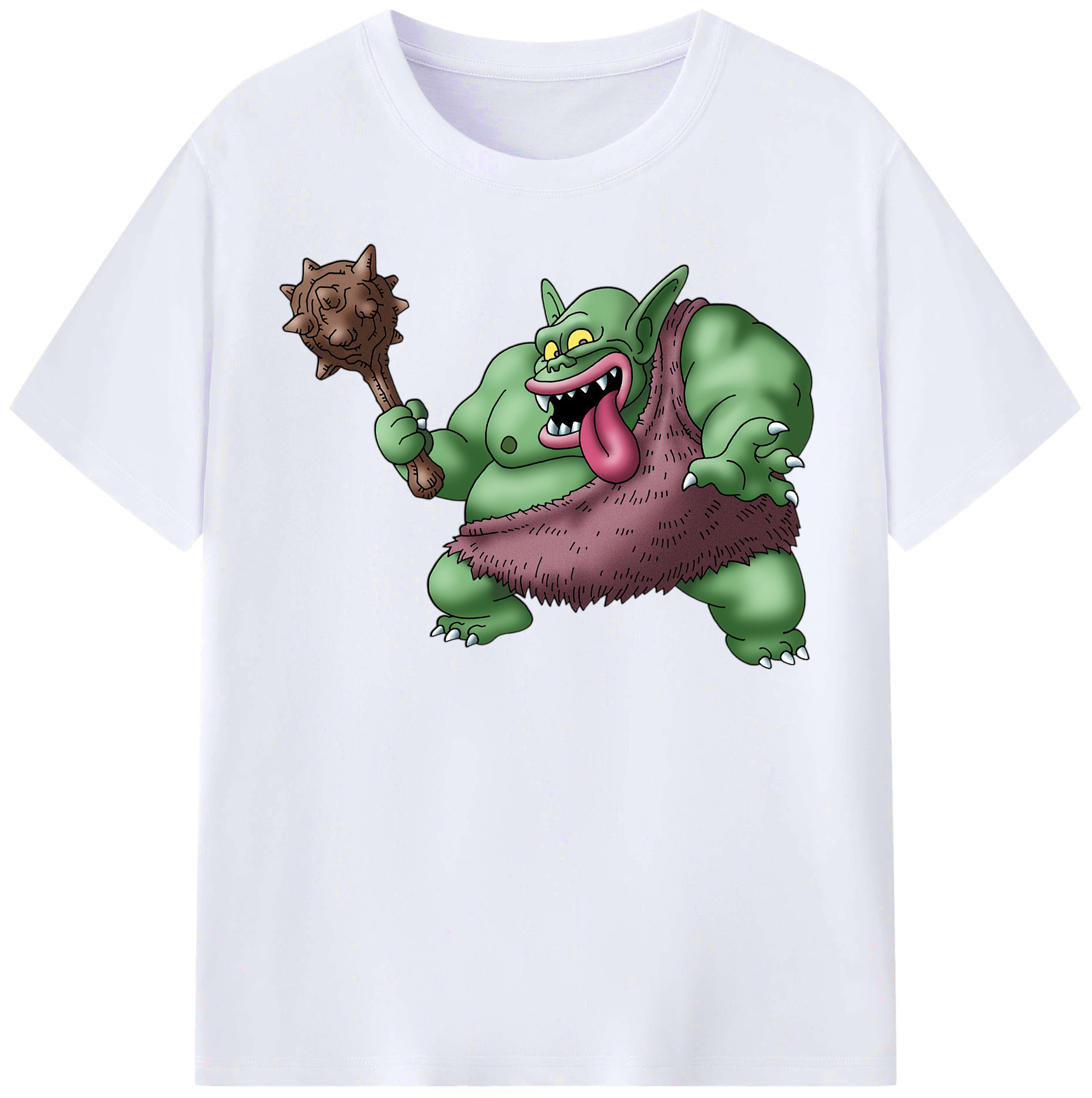 （画像用） ドラゴンクエスト Doragon Kuesuto Dragon Quest レディースカジュアルプリントTシャツ（綿100％）