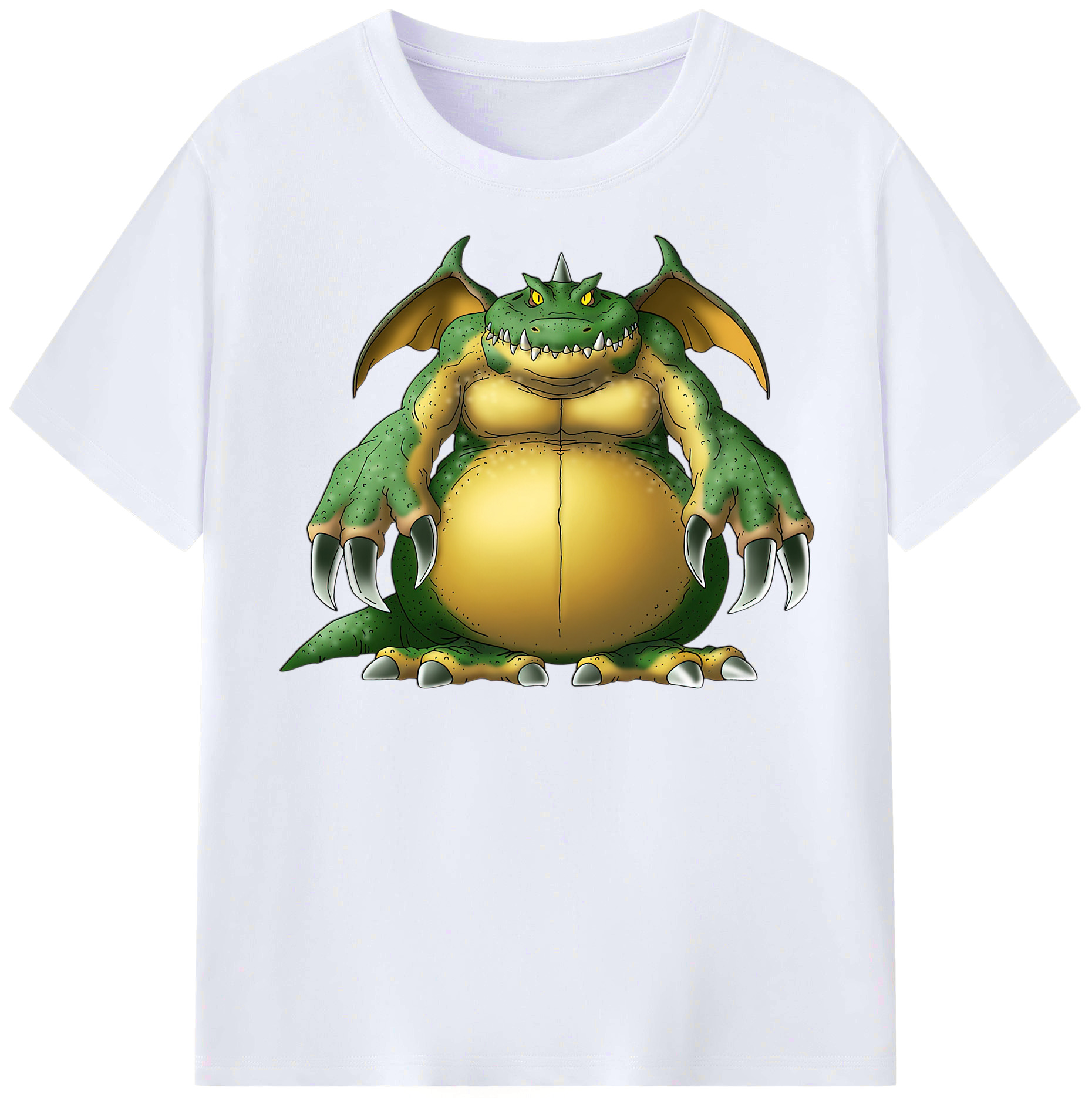 （画像用） ドラゴンクエスト Doragon Kuesuto Dragon Quest レディースカジュアルプリントTシャツ（綿100％）
