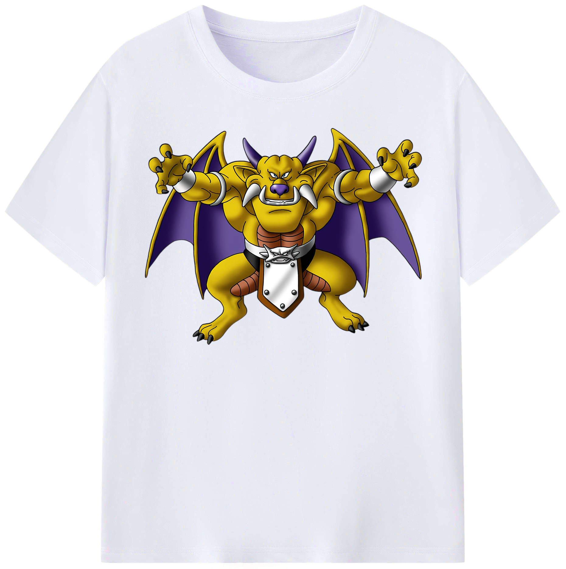 （画像用） ドラゴンクエスト Doragon Kuesuto Dragon Quest レディースカジュアルプリントTシャツ（綿100％）