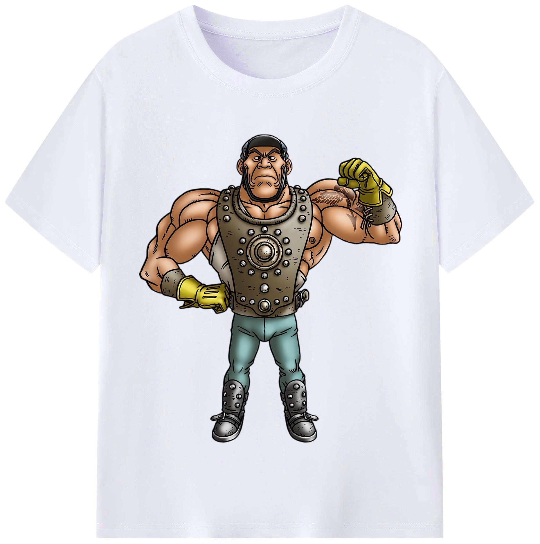 （画像用） ドラゴンクエスト Doragon Kuesuto Dragon Quest レディースカジュアルプリントTシャツ（綿100％）