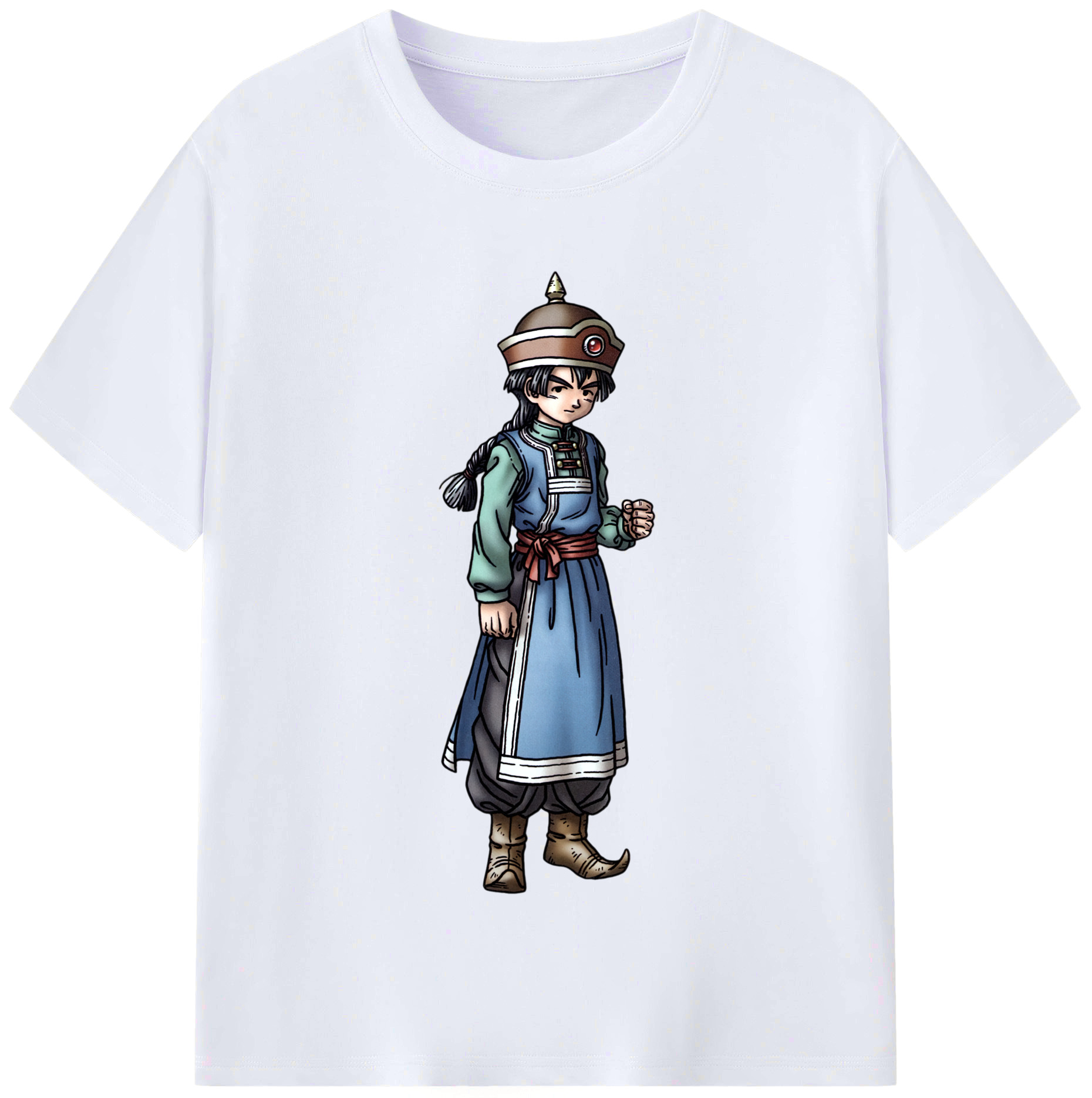 （画像用） ドラゴンクエスト Doragon Kuesuto Dragon Quest レディースカジュアルプリントTシャツ（綿100％）