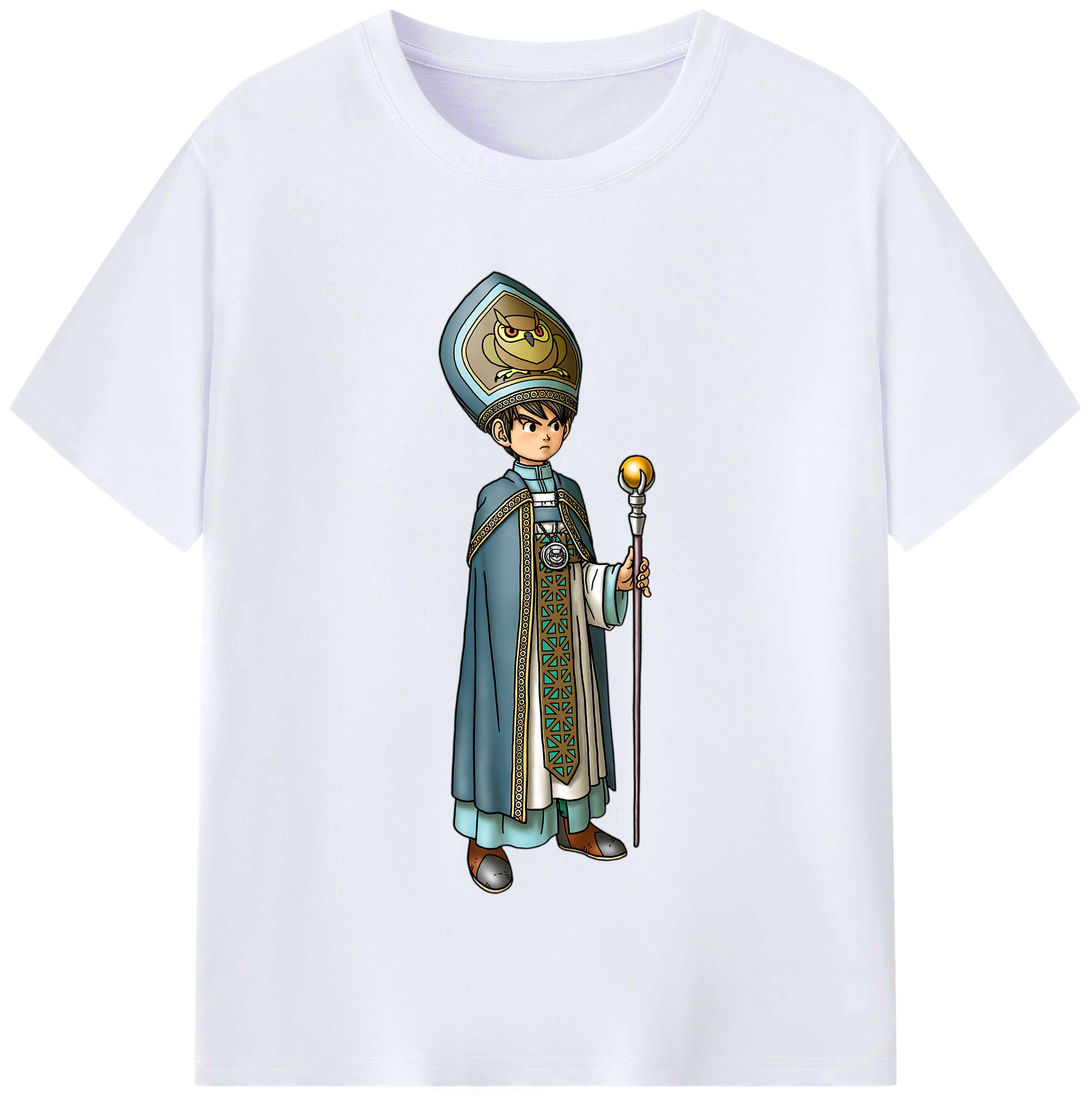 （画像用） ドラゴンクエスト Doragon Kuesuto Dragon Quest レディースカジュアルプリントTシャツ（綿100％）