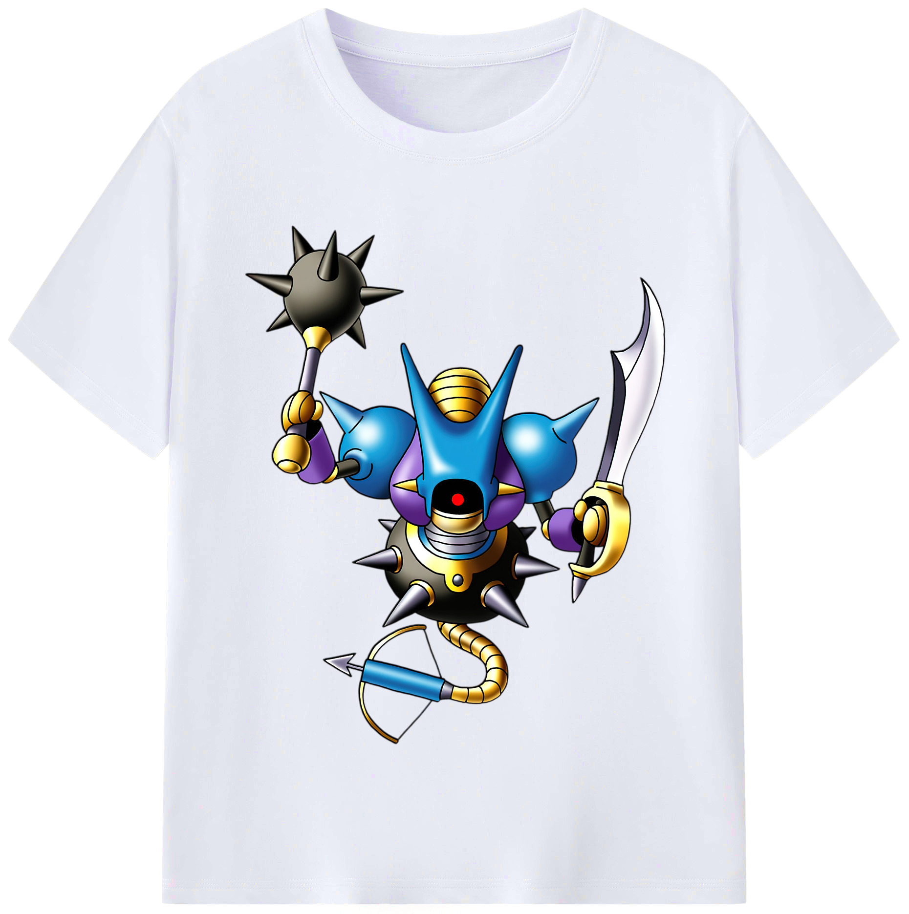 （画像用） ドラゴンクエスト Doragon Kuesuto Dragon Quest レディースカジュアルプリントTシャツ（綿100％）
