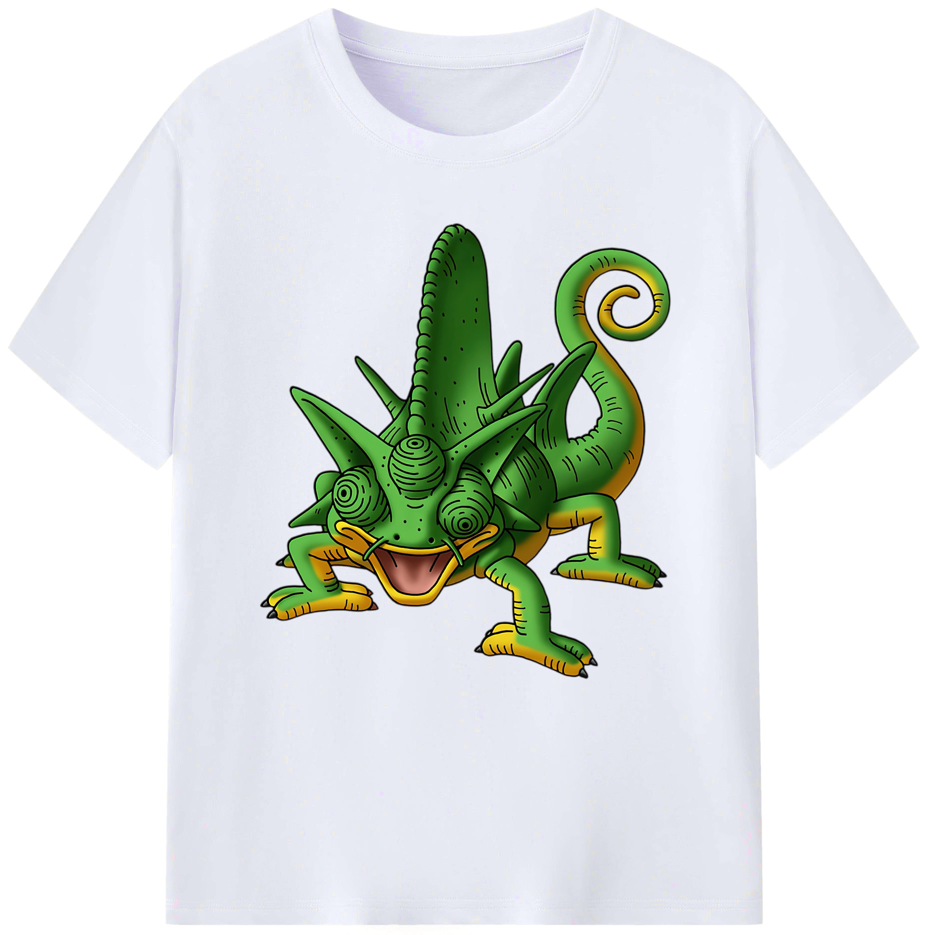 （画像用） ドラゴンクエスト Doragon Kuesuto Dragon Quest レディースカジュアルプリントTシャツ（綿100％）