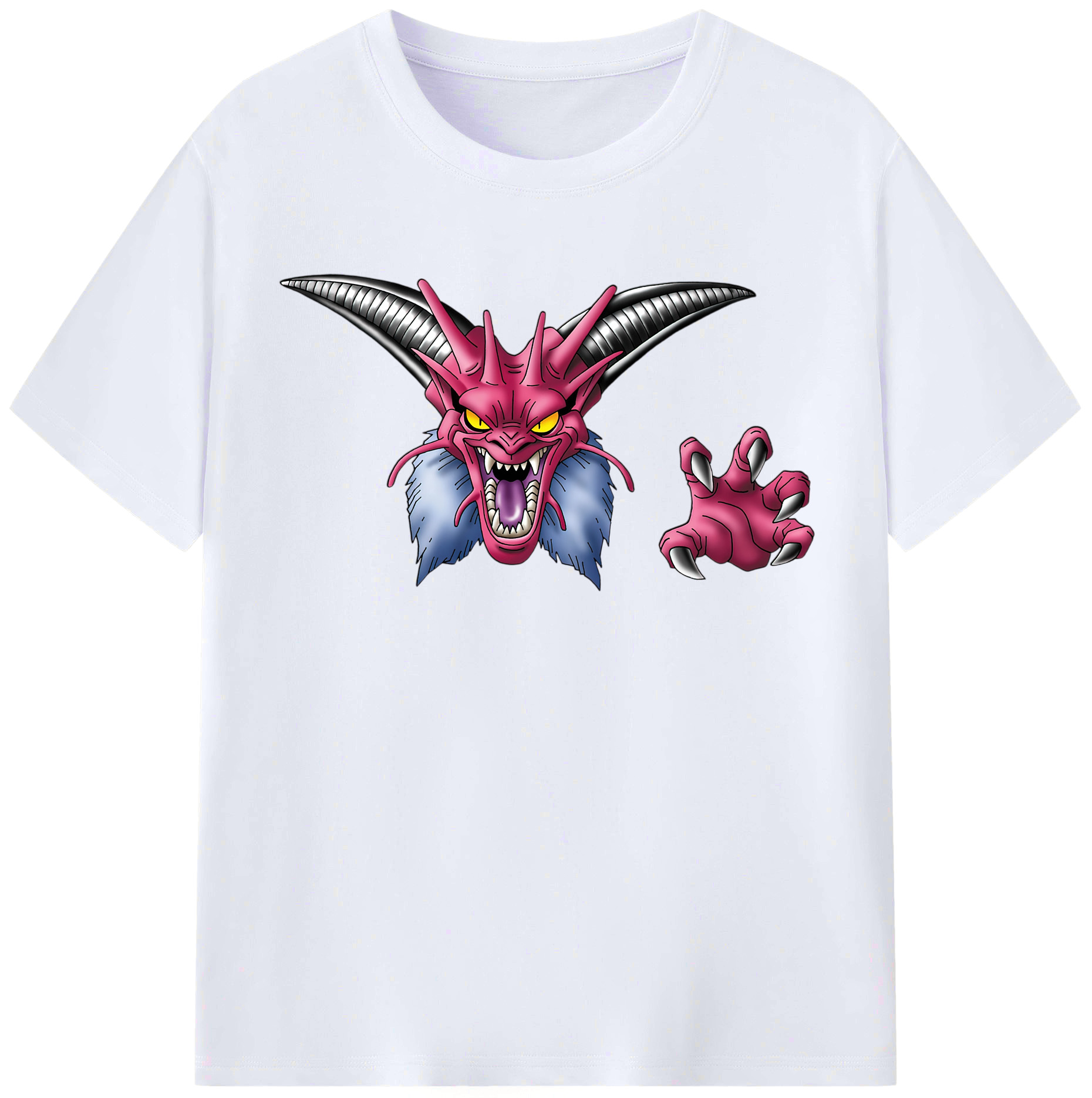 （画像用） ドラゴンクエスト Doragon Kuesuto Dragon Quest レディースカジュアルプリントTシャツ（綿100％）