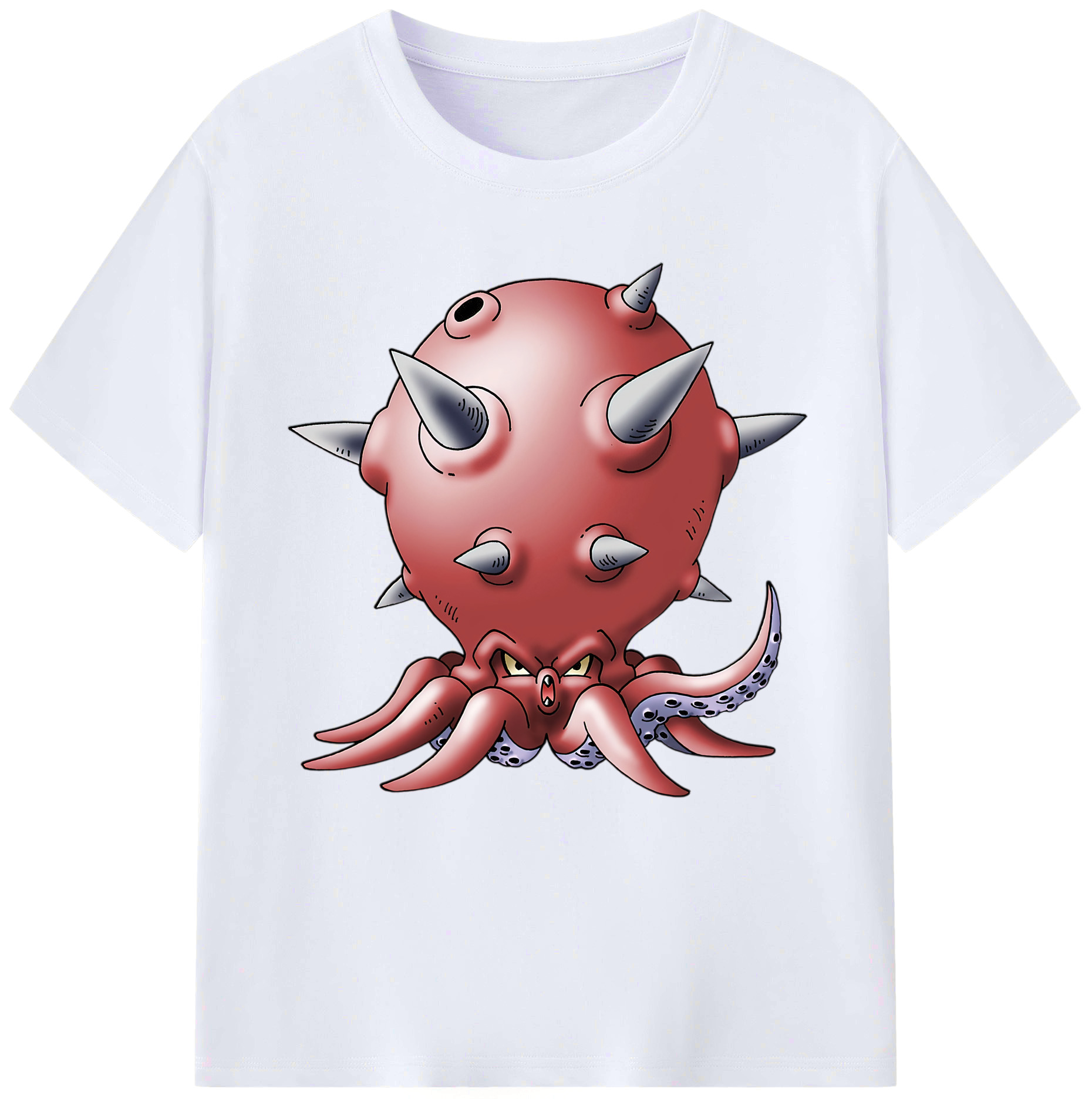 （画像用） ドラゴンクエスト Doragon Kuesuto Dragon Quest レディースカジュアルプリントTシャツ（綿100％）