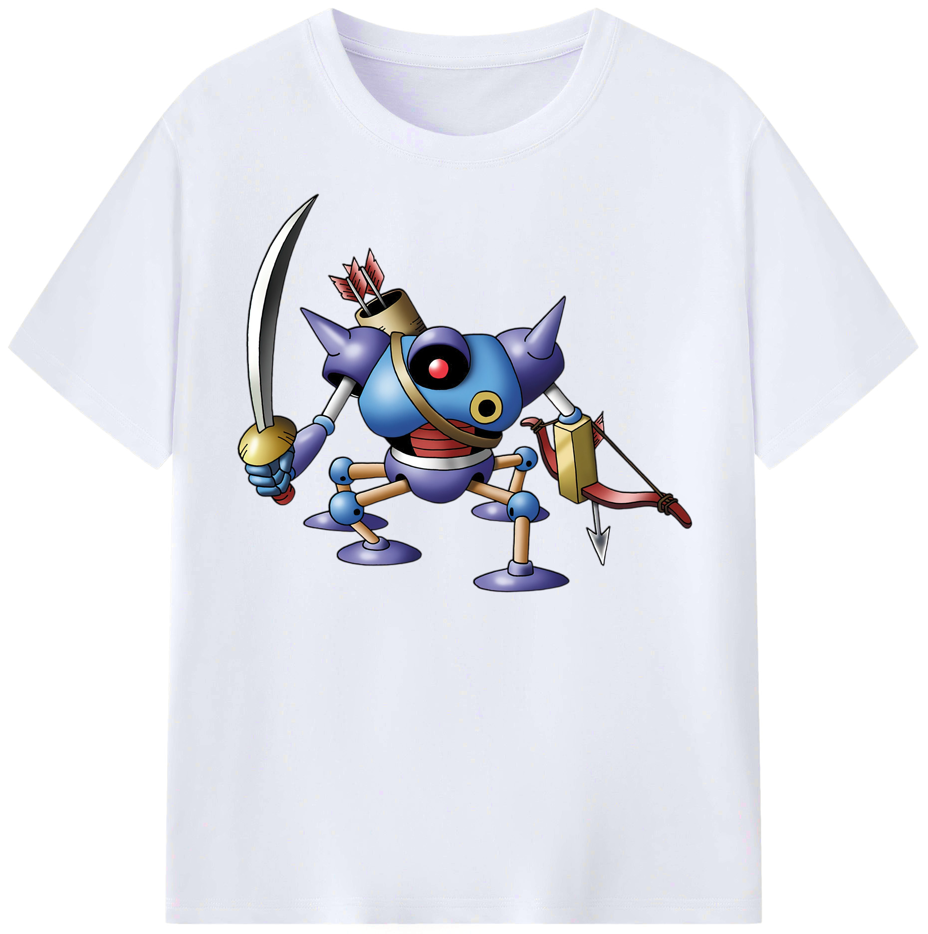 （画像用） ドラゴンクエスト Doragon Kuesuto Dragon Quest レディースカジュアルプリントTシャツ（綿100％）