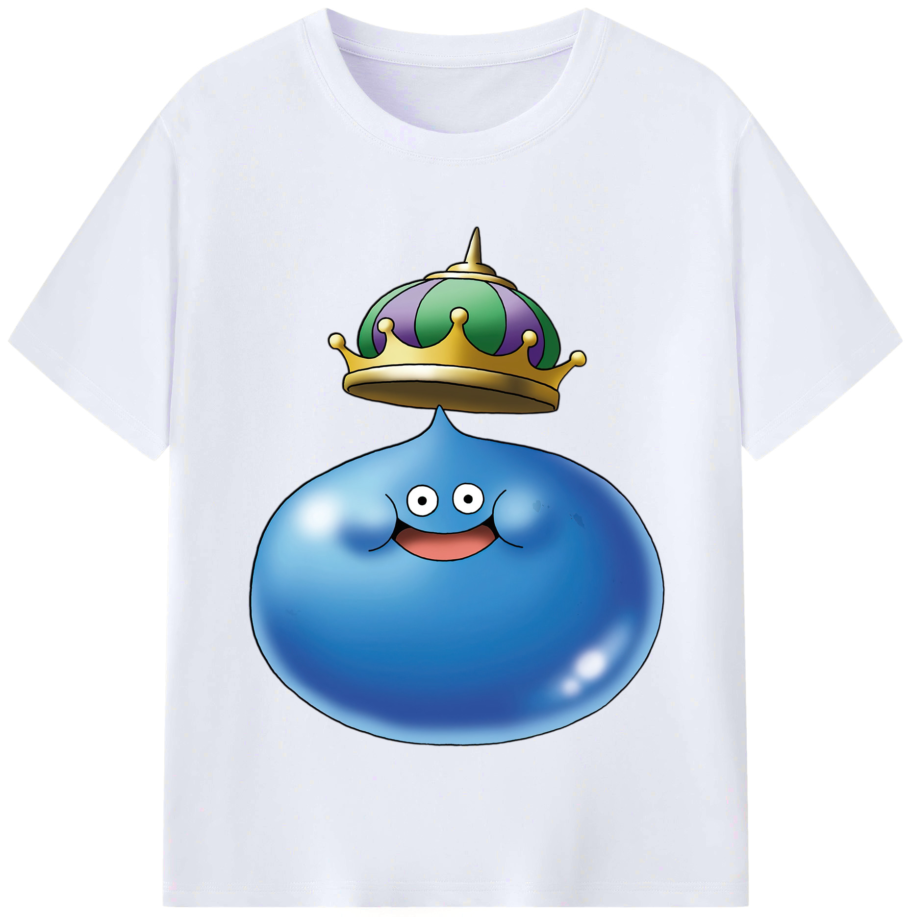 （画像用） ドラゴンクエスト Doragon Kuesuto Dragon Quest レディースカジュアルプリントTシャツ（綿100％）