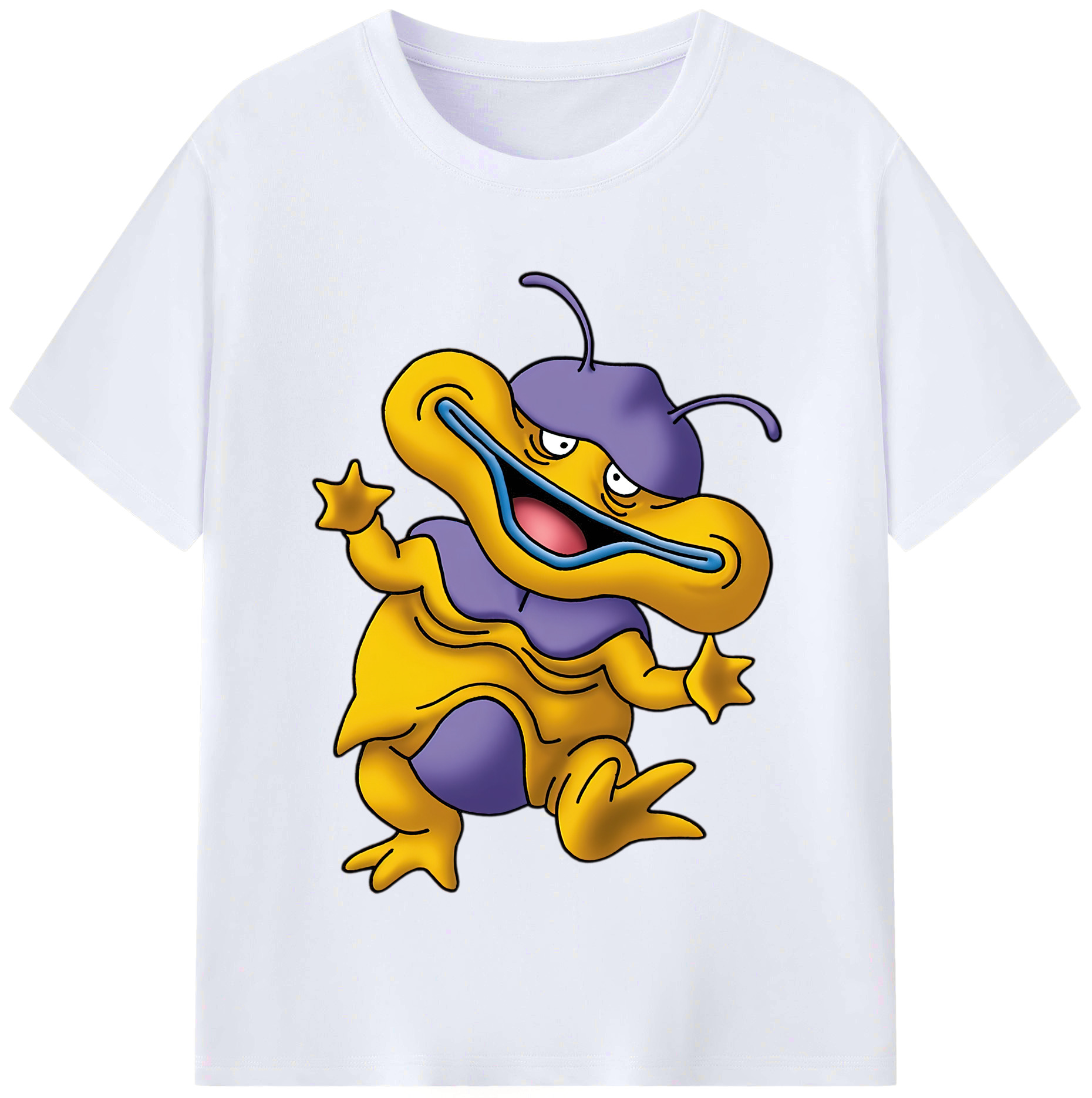 （画像用） ドラゴンクエスト Doragon Kuesuto Dragon Quest レディースカジュアルプリントTシャツ（綿100％）