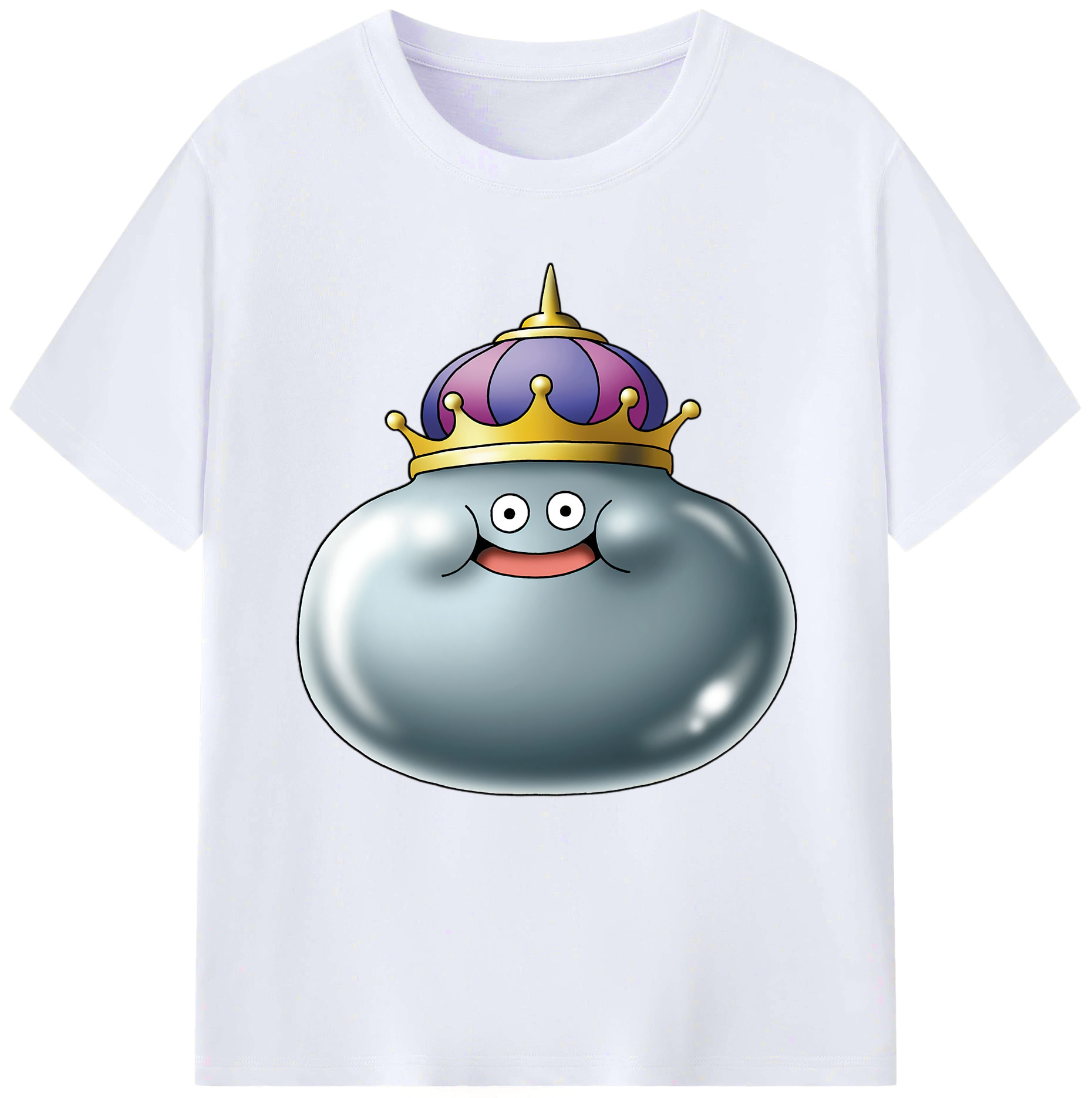 （画像用） ドラゴンクエスト Doragon Kuesuto Dragon Quest レディースカジュアルプリントTシャツ（綿100％）