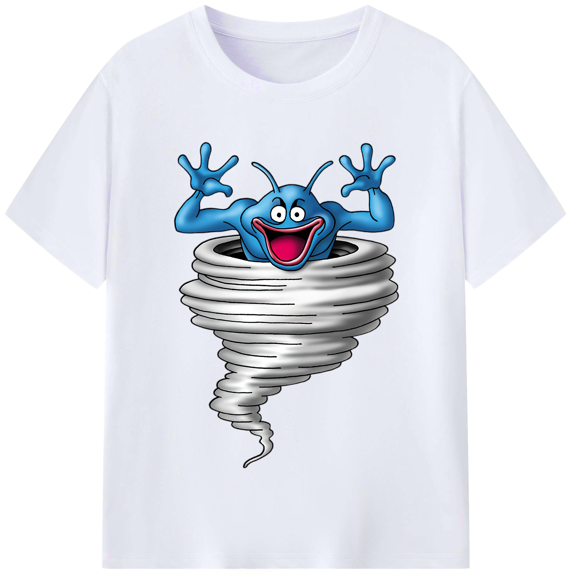 （画像用） ドラゴンクエスト Doragon Kuesuto Dragon Quest レディースカジュアルプリントTシャツ（綿100％）