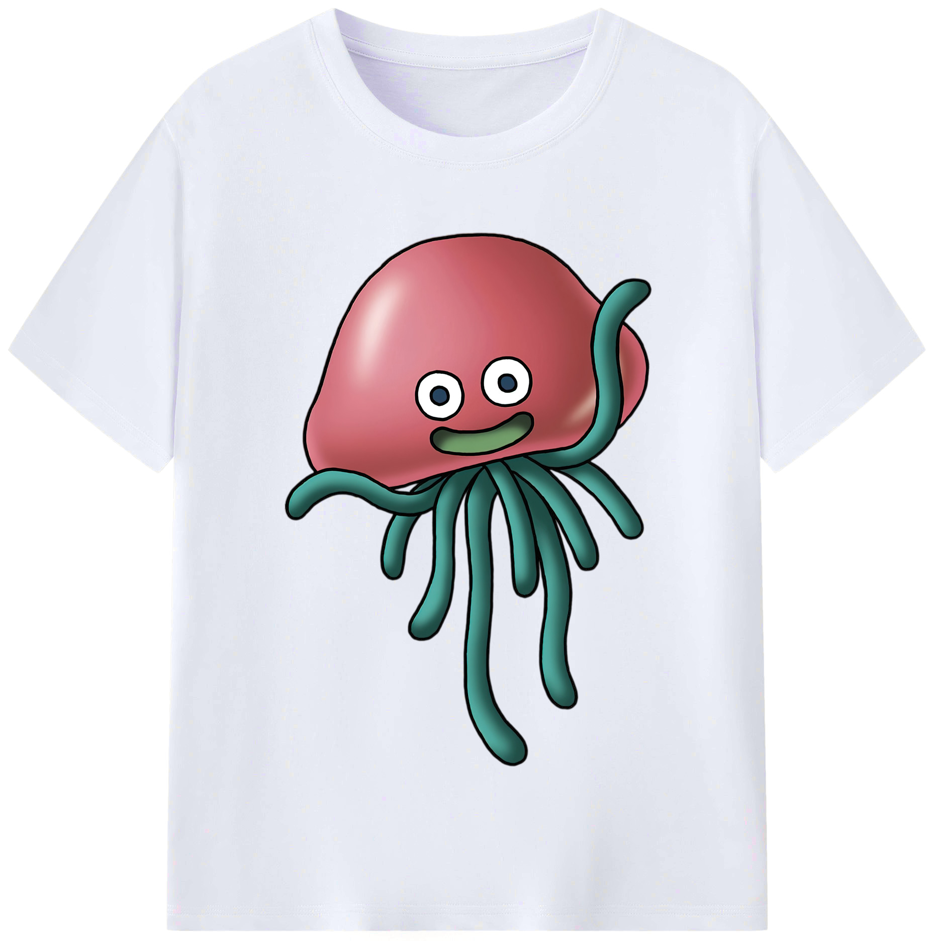 （画像用） ドラゴンクエスト Doragon Kuesuto Dragon Quest レディースカジュアルプリントTシャツ（綿100％）