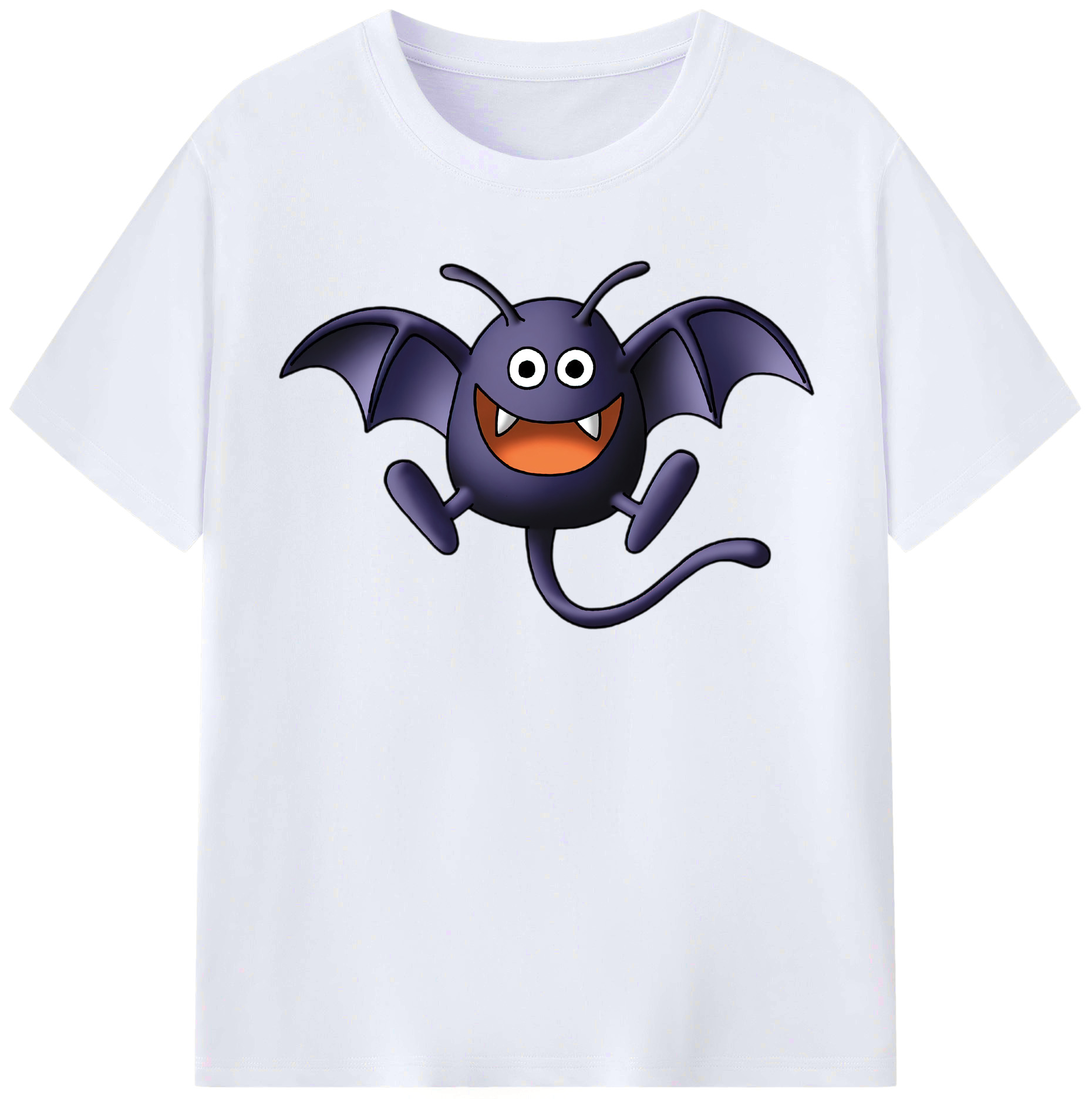 （画像用） ドラゴンクエスト Doragon Kuesuto Dragon Quest レディースカジュアルプリントTシャツ（綿100％）