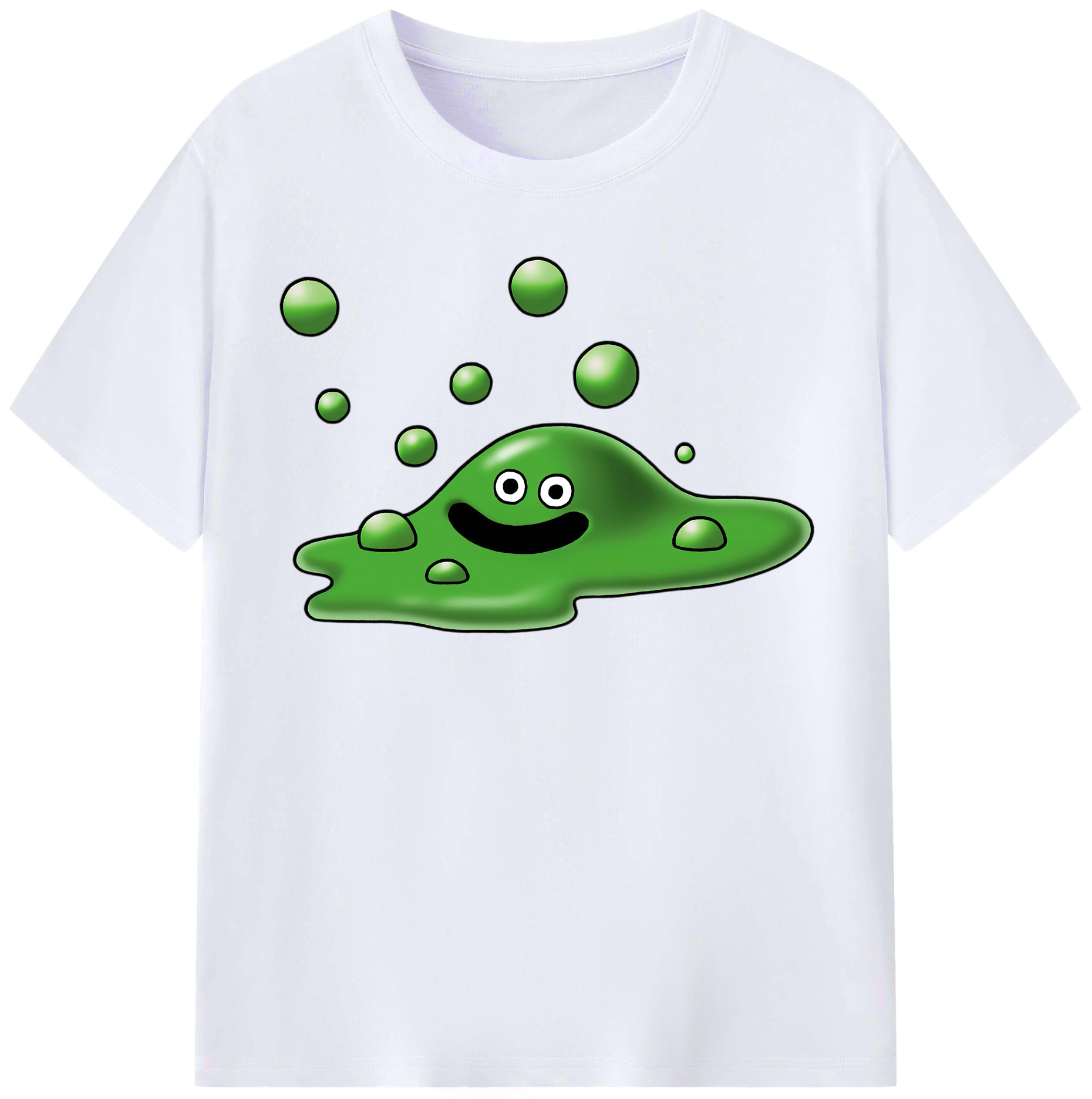 （画像用） ドラゴンクエスト Doragon Kuesuto Dragon Quest レディースカジュアルプリントTシャツ（綿100％）