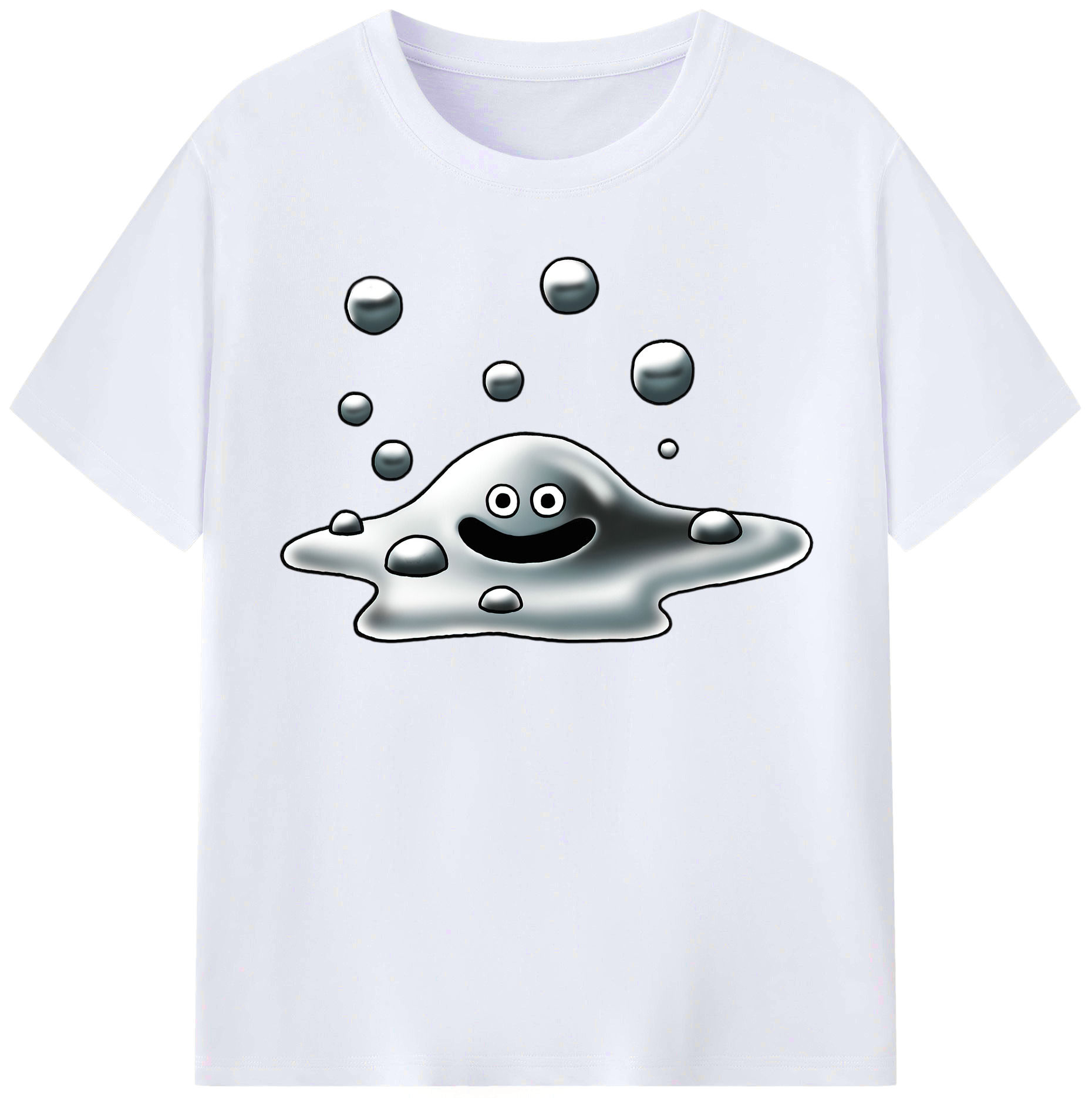 （画像用） ドラゴンクエスト Doragon Kuesuto Dragon Quest レディースカジュアルプリントTシャツ（綿100％）