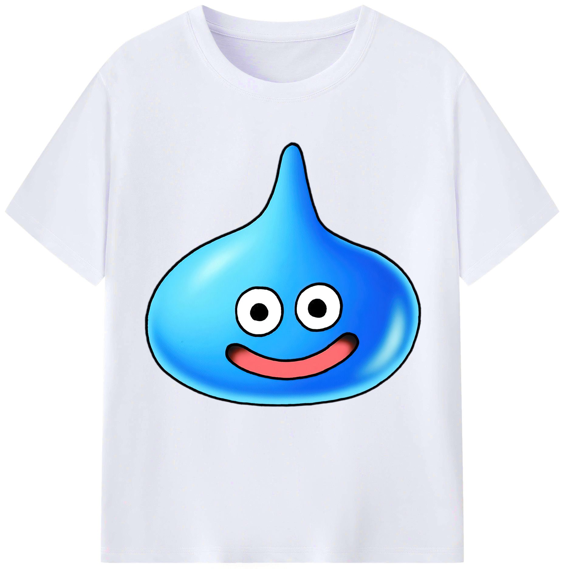 （画像用） ドラゴンクエスト Doragon Kuesuto Dragon Quest レディースカジュアルプリントTシャツ（綿100％）
