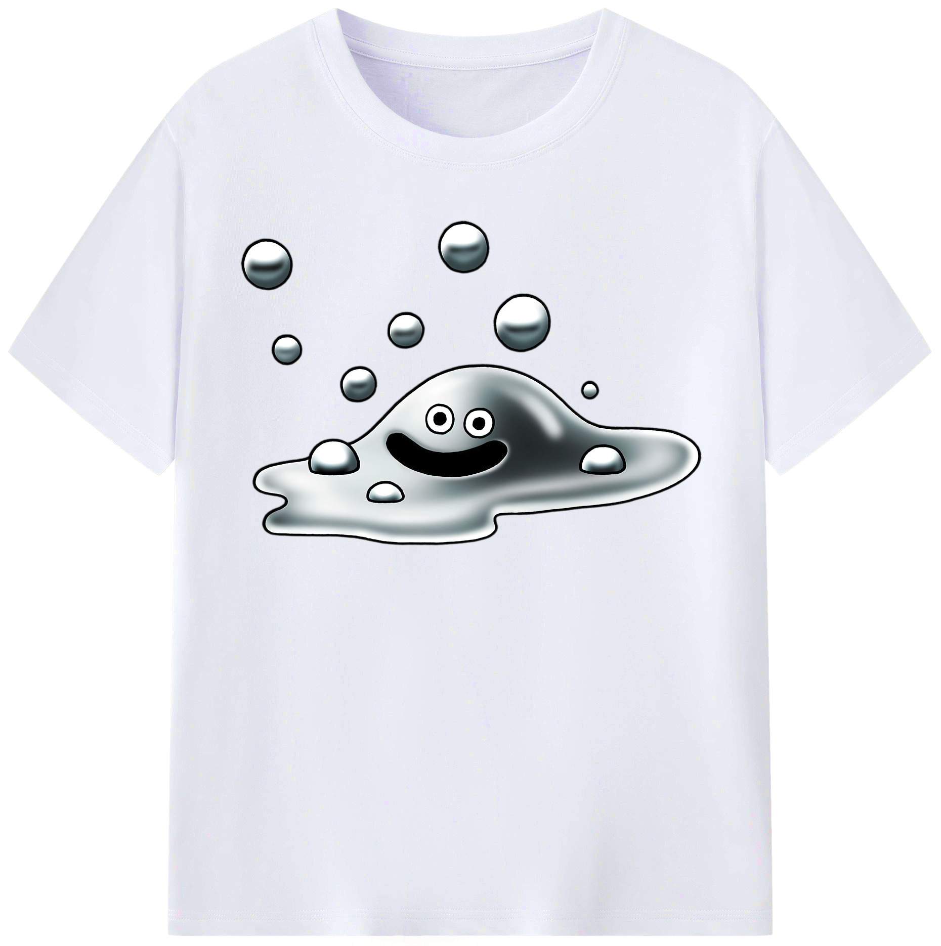 （画像用） ドラゴンクエスト Doragon Kuesuto Dragon Quest レディースカジュアルプリントTシャツ（綿100％）