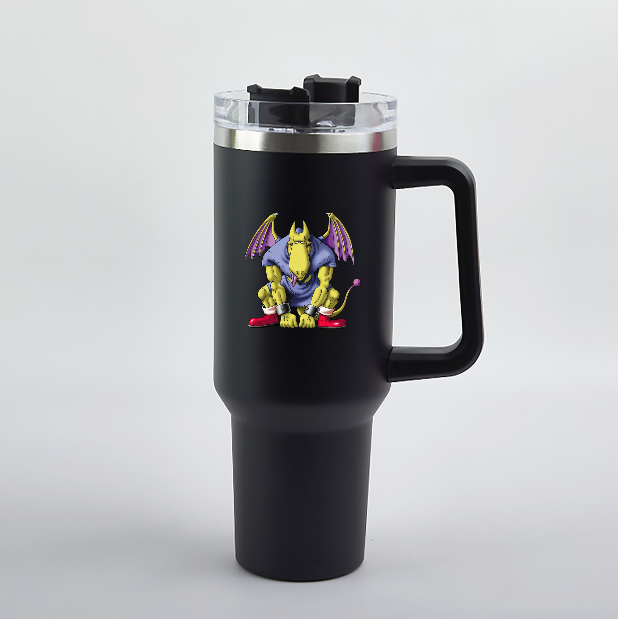 （画像用） ドラゴンクエスト Doragon Kuesuto Dragon Quest 1200mL車用タンブラー（カラープリント）