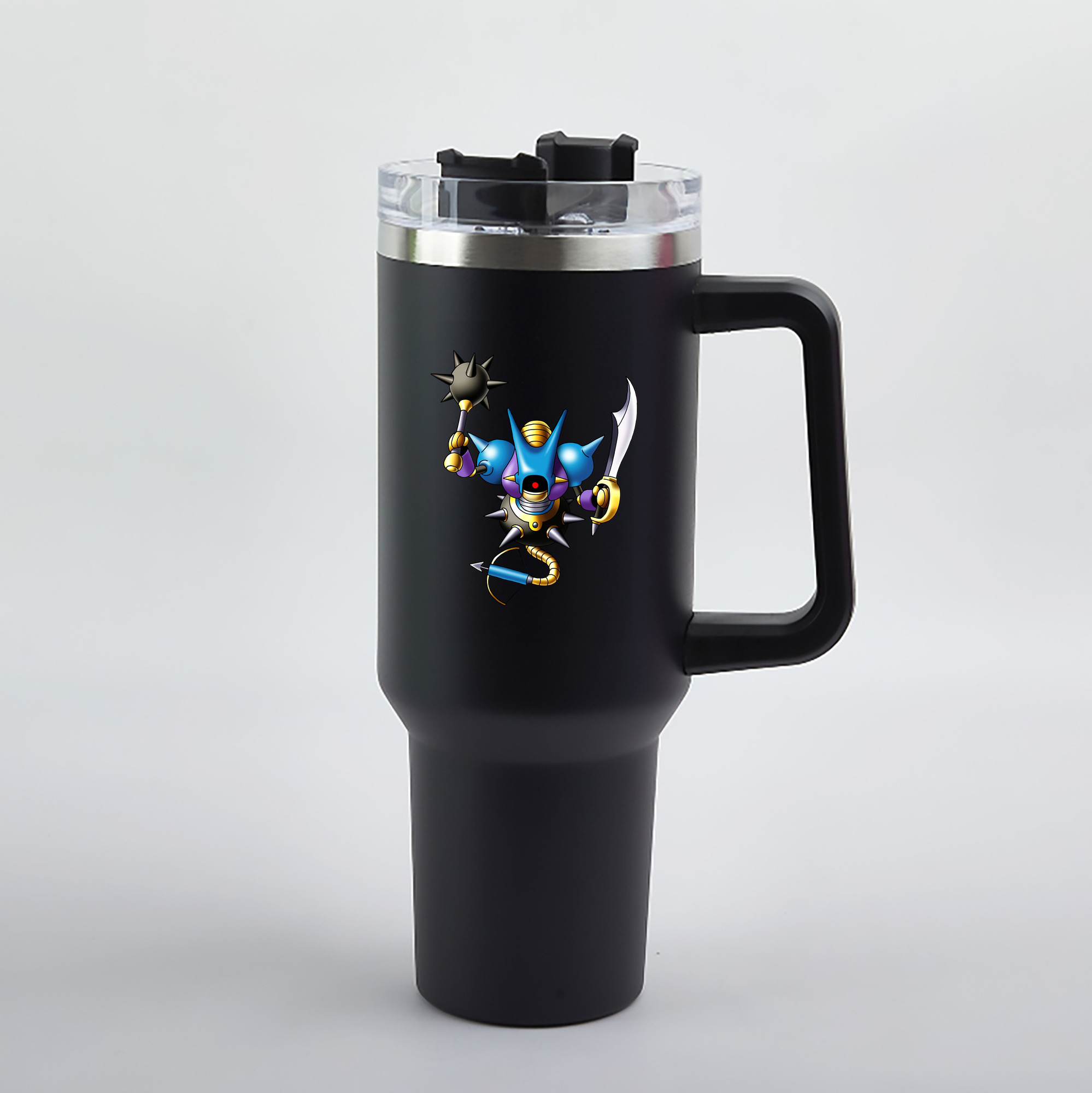 （画像用） ドラゴンクエスト Doragon Kuesuto Dragon Quest 1200mL車用タンブラー（カラープリント）