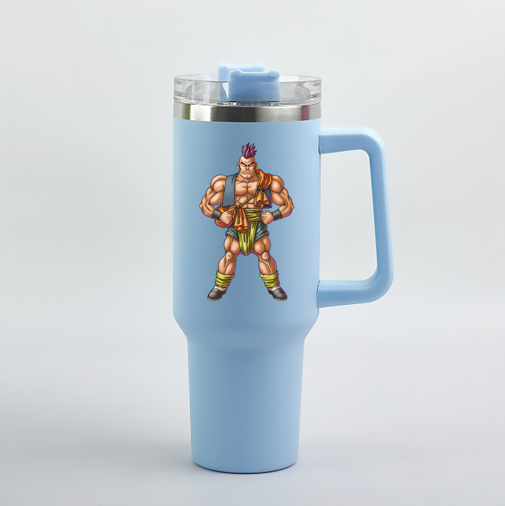 （画像用） ドラゴンクエスト Doragon Kuesuto Dragon Quest 1200mL車用タンブラー（カラープリント）
