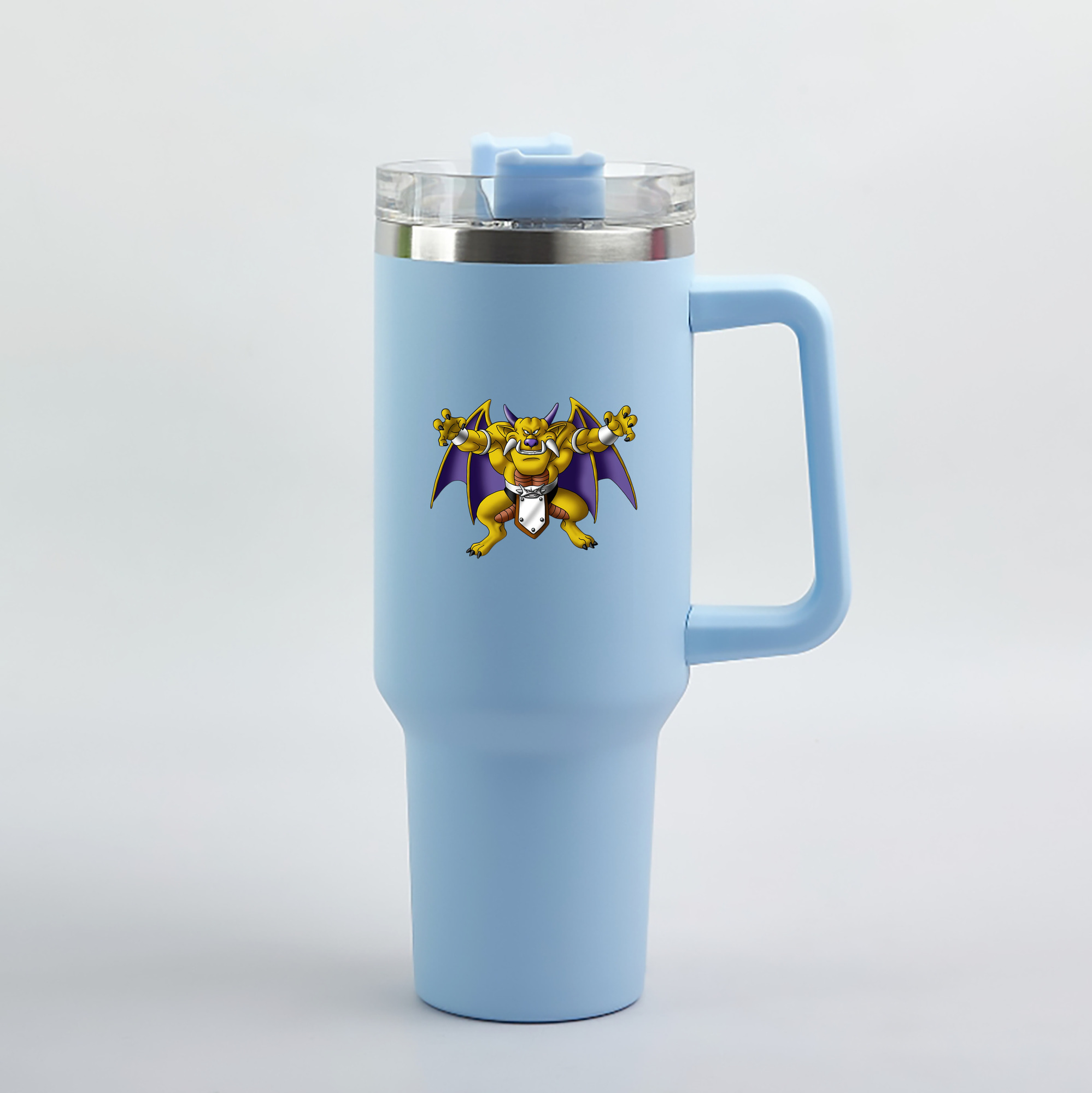 （画像用） ドラゴンクエスト Doragon Kuesuto Dragon Quest 1200mL車用タンブラー（カラープリント）