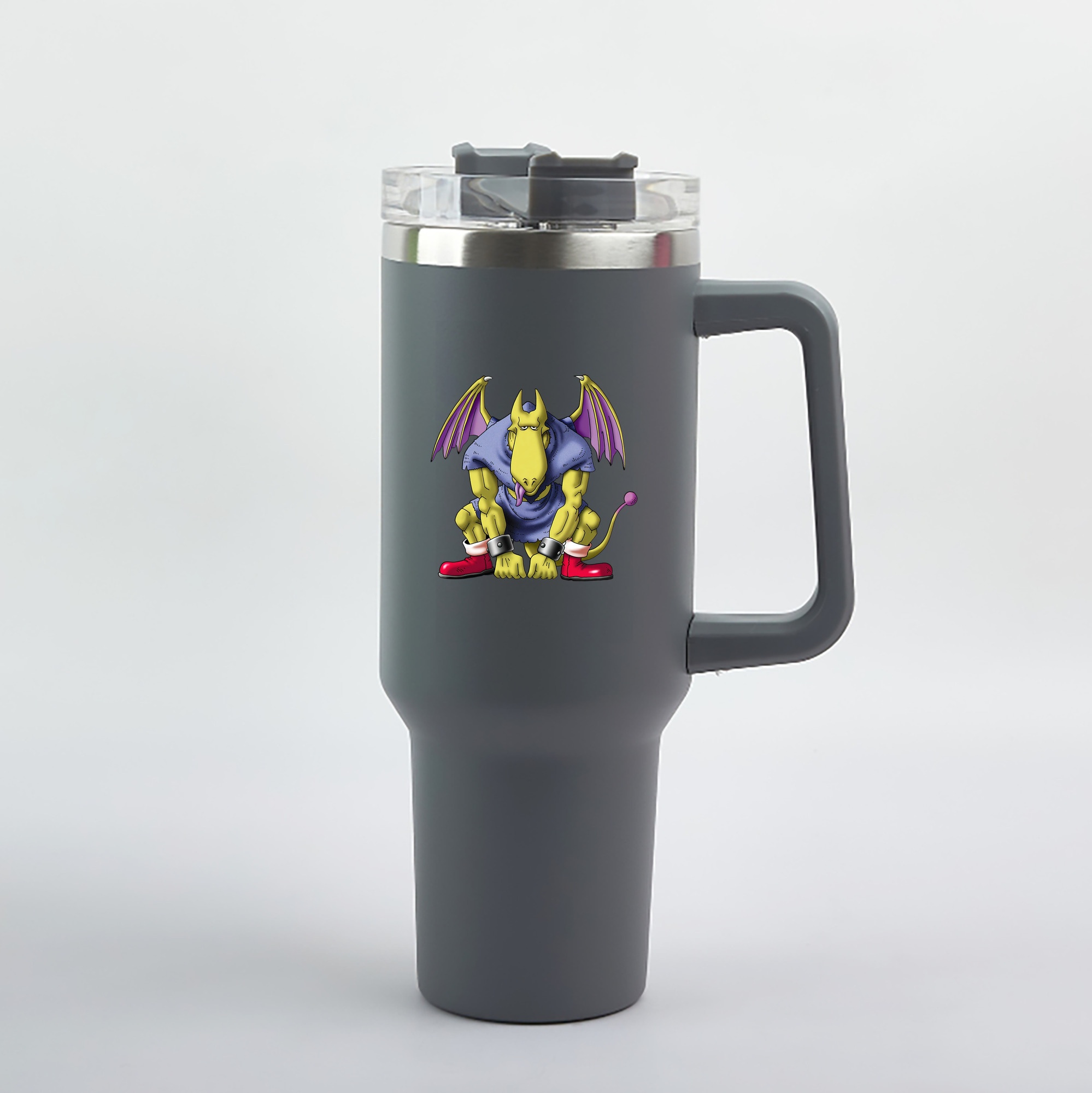 （画像用） ドラゴンクエスト Doragon Kuesuto Dragon Quest 1200mL車用タンブラー（カラープリント）