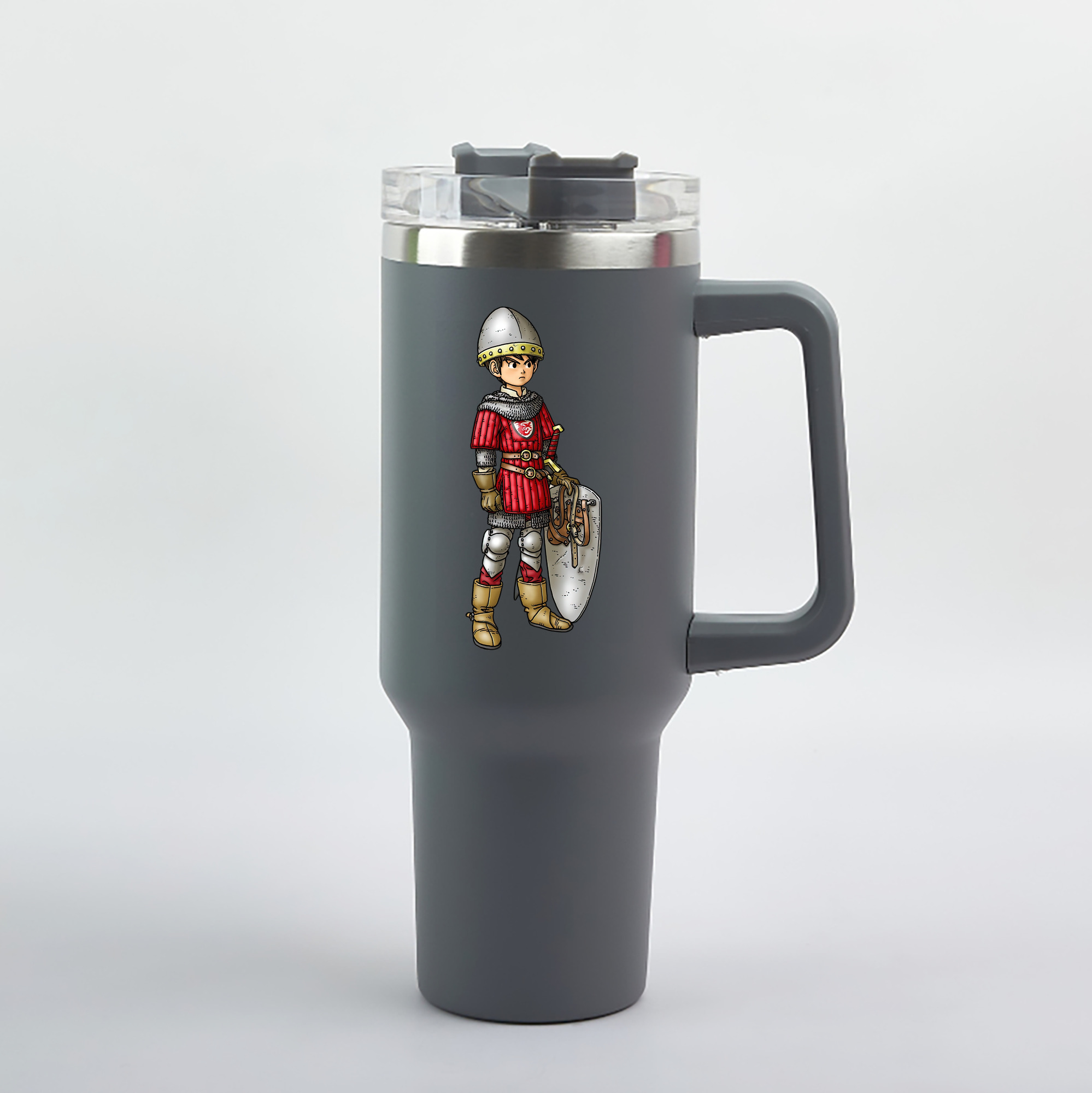 （画像用） ドラゴンクエスト Doragon Kuesuto Dragon Quest 1200mL車用タンブラー（カラープリント）