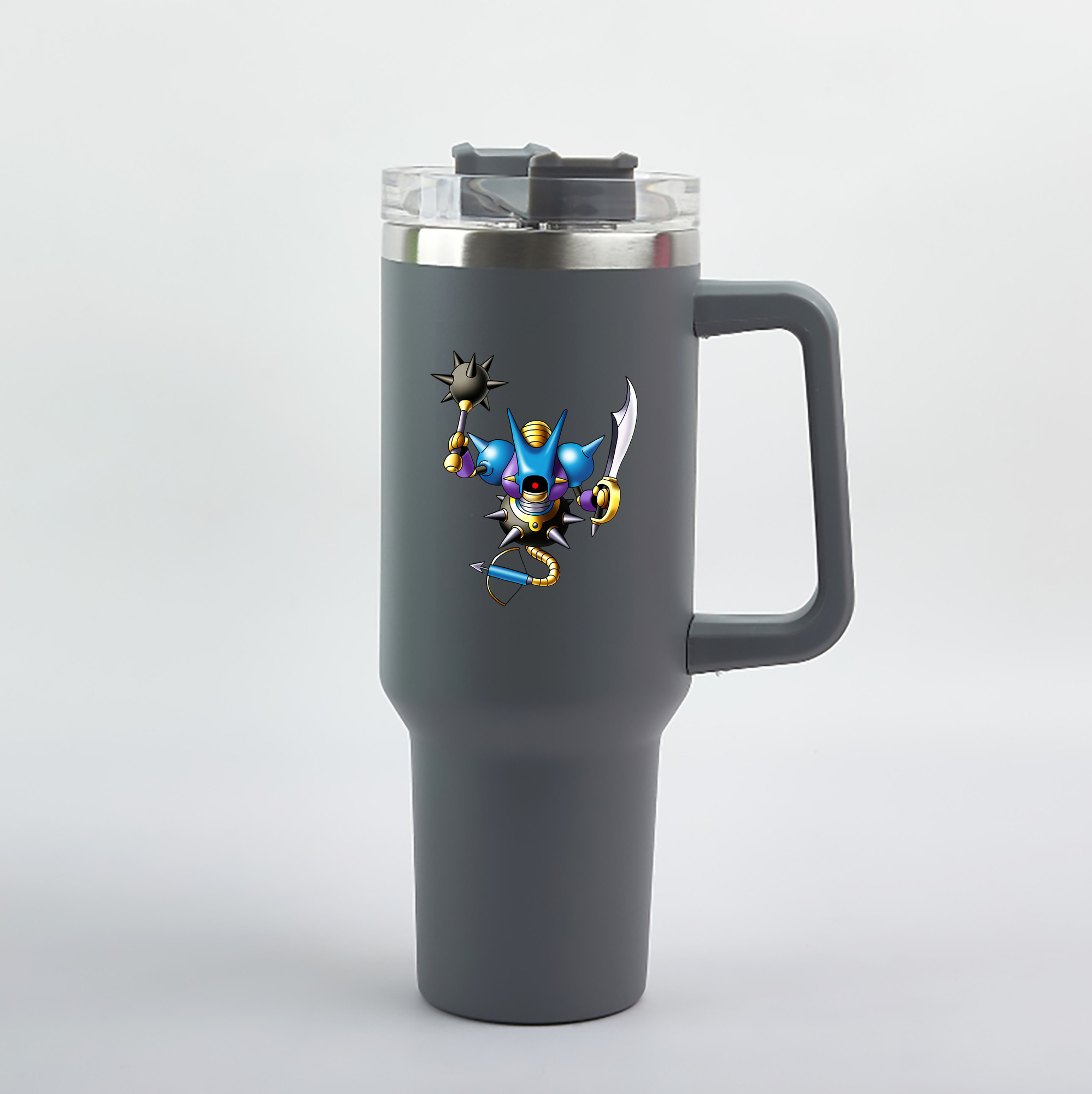 （画像用） ドラゴンクエスト Doragon Kuesuto Dragon Quest 1200mL車用タンブラー（カラープリント）
