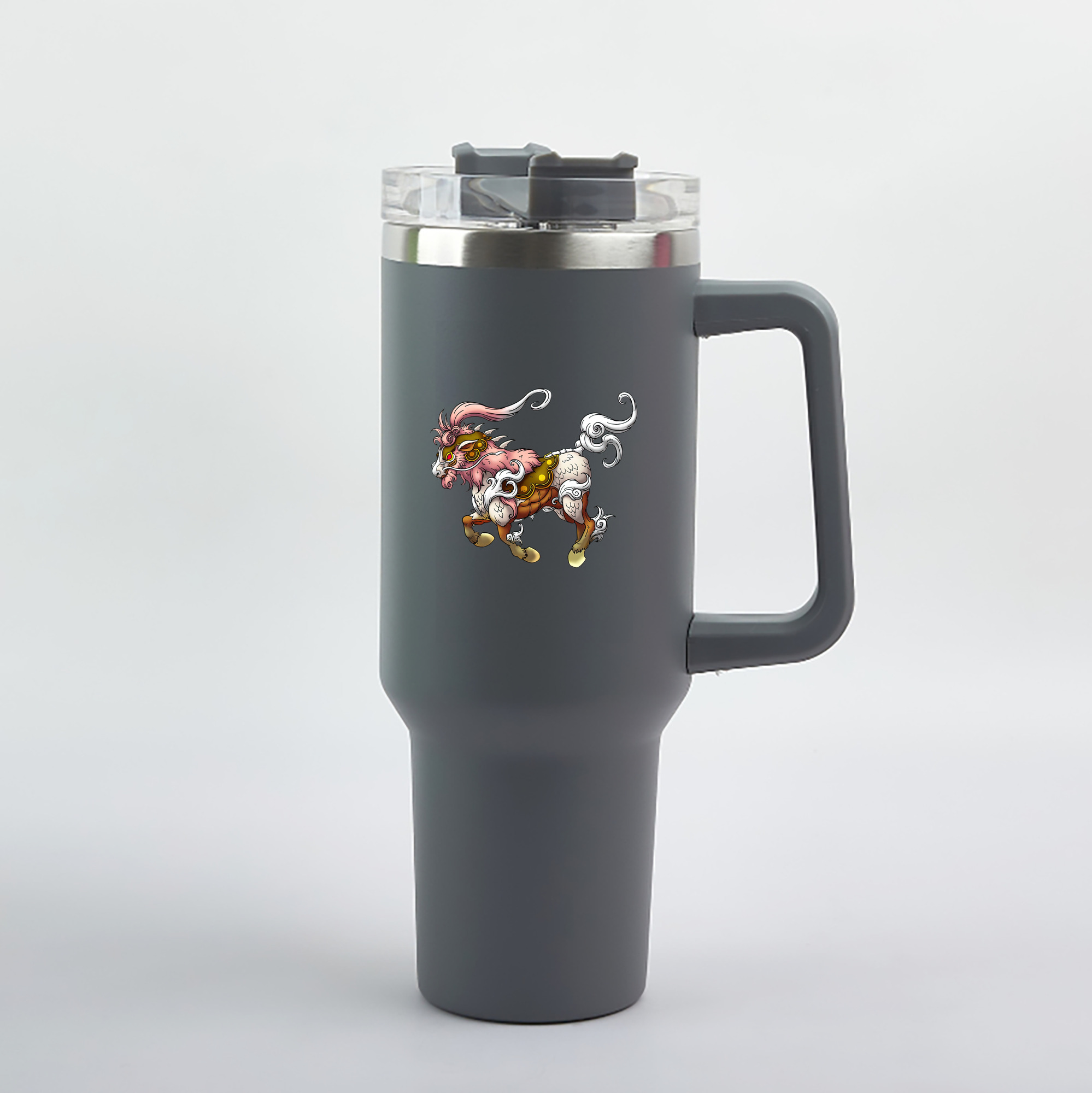 （画像用） ドラゴンクエスト Doragon Kuesuto Dragon Quest 1200mL車用タンブラー（カラープリント）