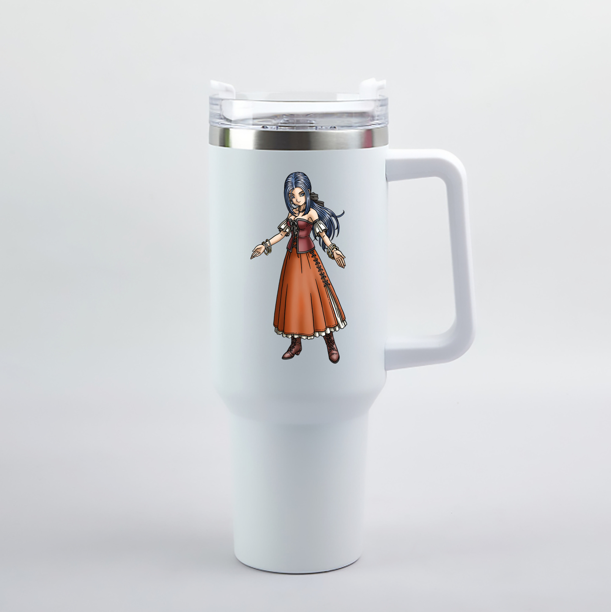 （画像用） ドラゴンクエスト Doragon Kuesuto Dragon Quest 1200mL車用タンブラー（カラープリント）