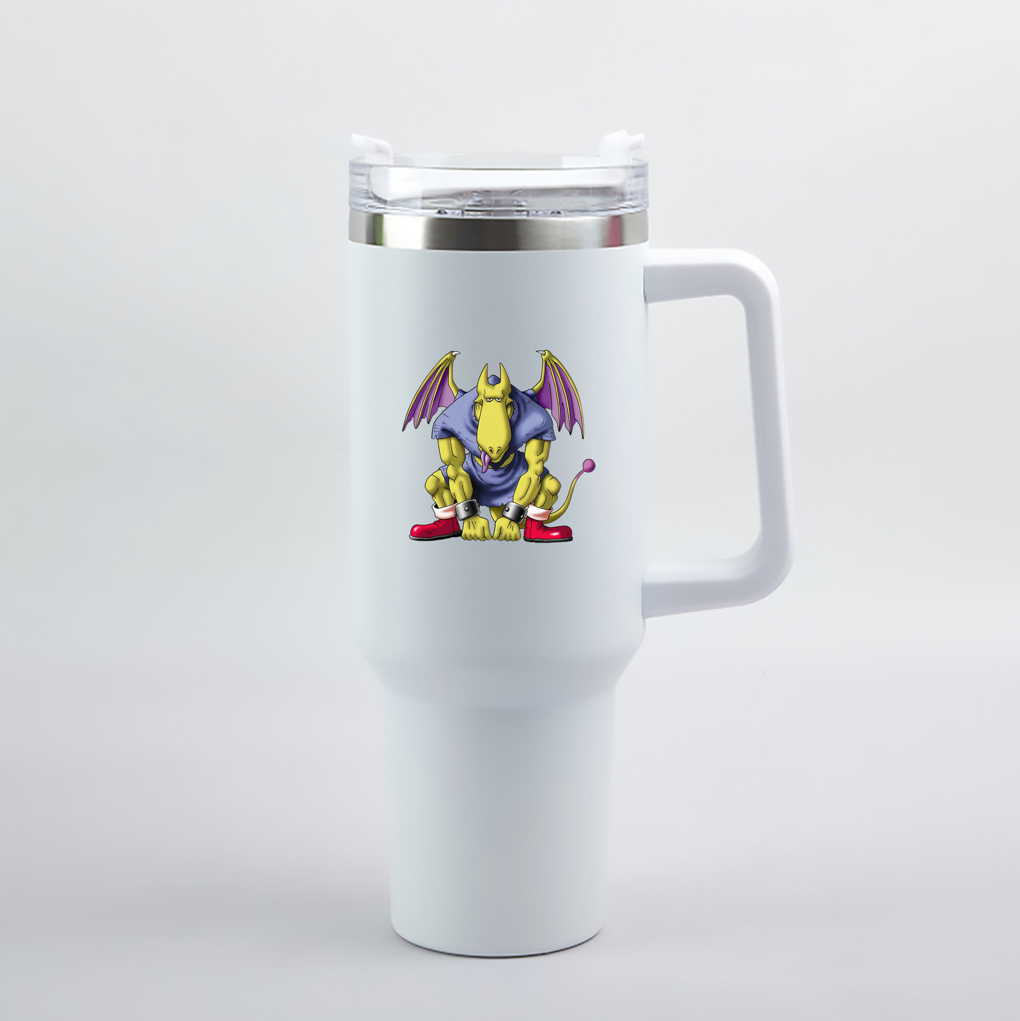 （画像用） ドラゴンクエスト Doragon Kuesuto Dragon Quest 1200mL車用タンブラー（カラープリント）