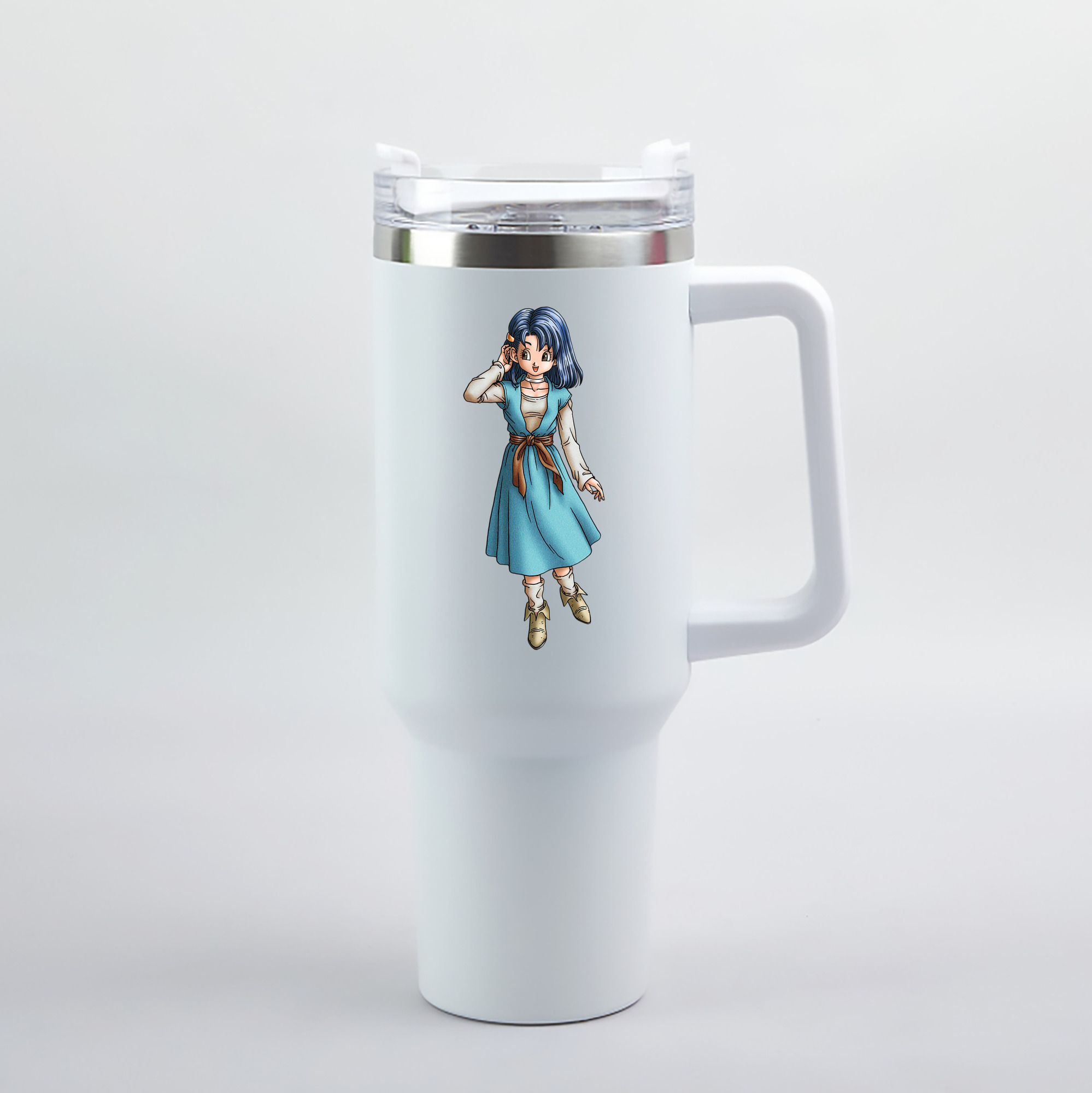 （画像用） ドラゴンクエスト Doragon Kuesuto Dragon Quest 1200mL車用タンブラー（カラープリント）