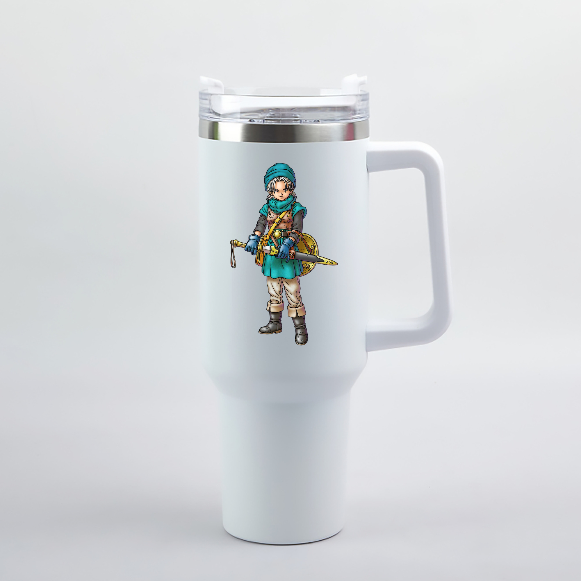 （画像用） ドラゴンクエスト Doragon Kuesuto Dragon Quest 1200mL車用タンブラー（カラープリント）