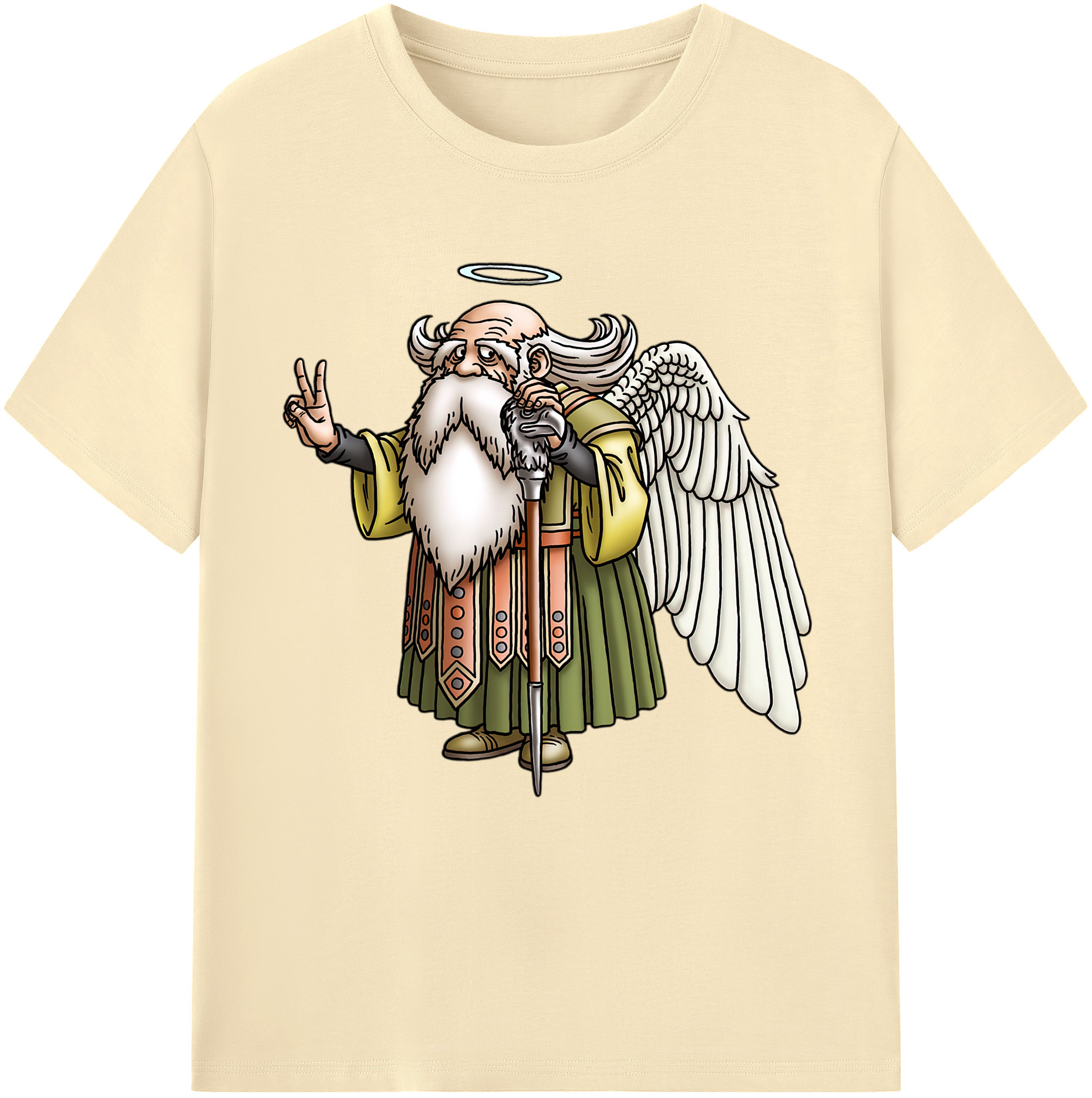 （画像用） ドラゴンクエスト Doragon Kuesuto Dragon Quest 綿100％半袖Tシャツ（フロントプリント）