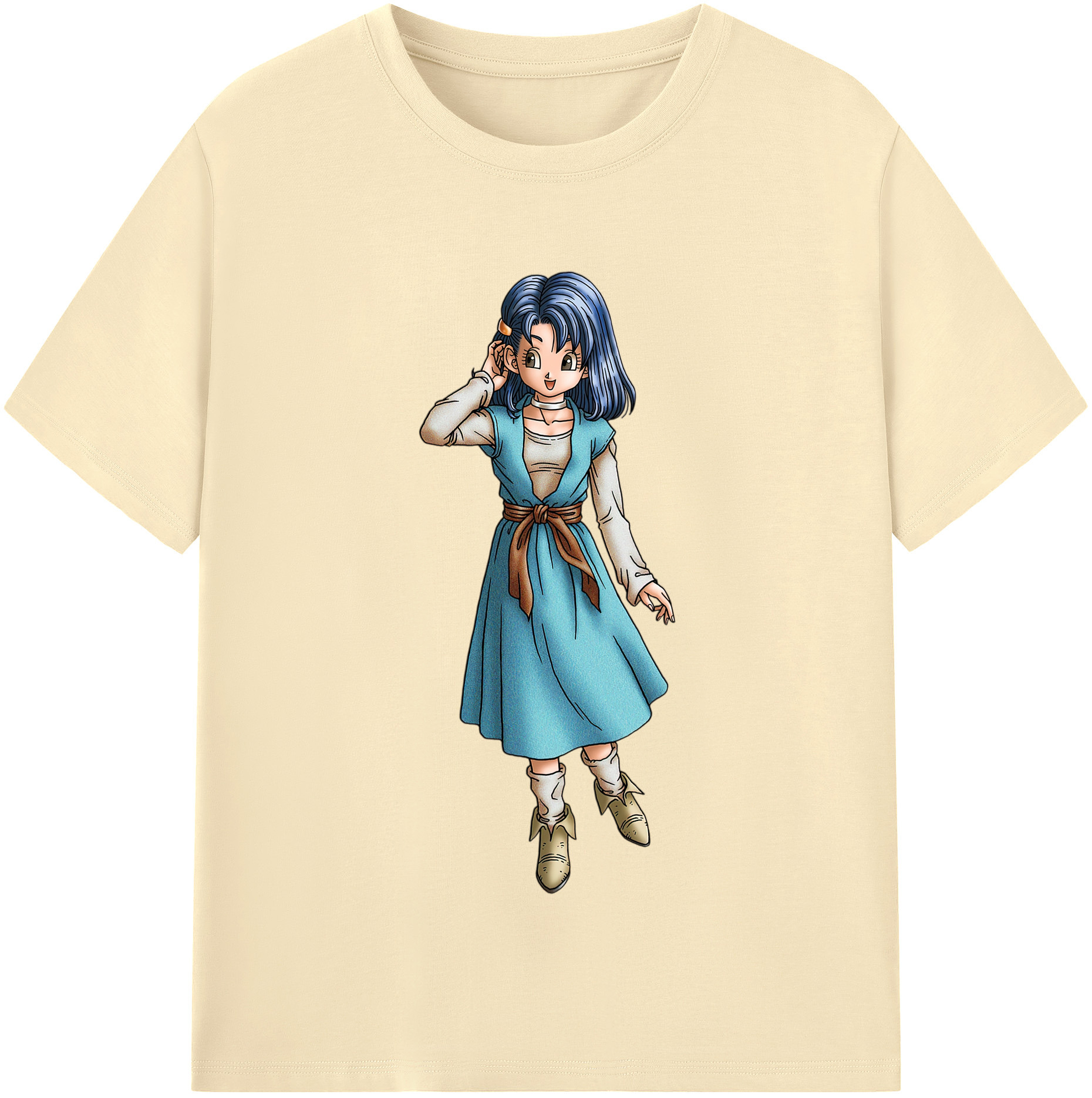 （画像用） ドラゴンクエスト Doragon Kuesuto Dragon Quest 綿100％半袖Tシャツ（フロントプリント）