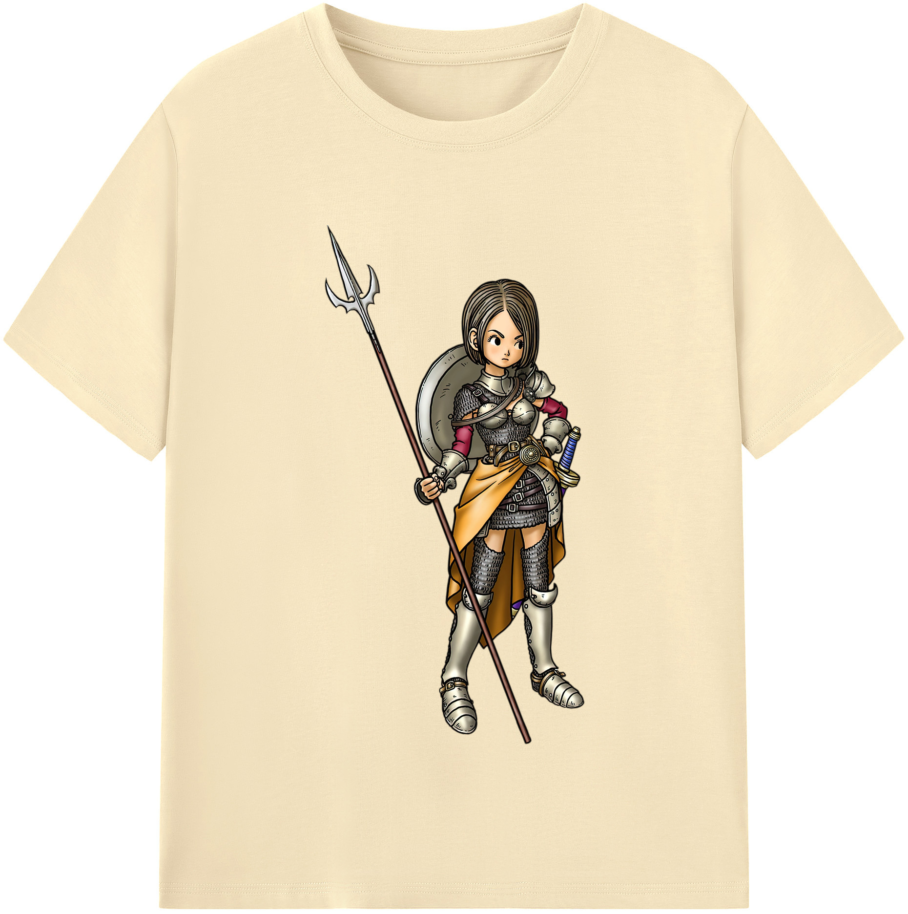 （画像用） ドラゴンクエスト Doragon Kuesuto Dragon Quest 綿100％半袖Tシャツ（フロントプリント）