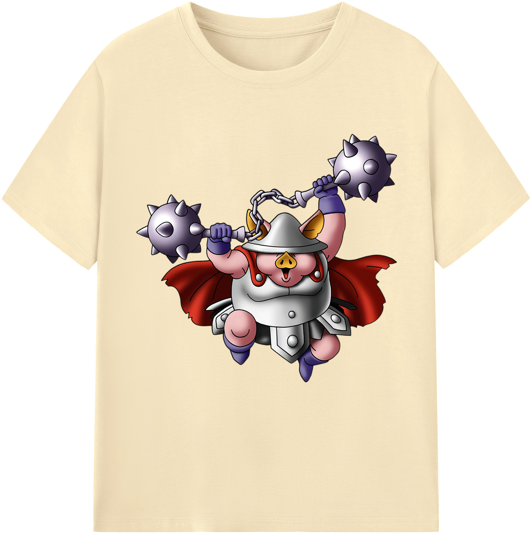 （画像用） ドラゴンクエスト Doragon Kuesuto Dragon Quest 綿100％半袖Tシャツ（フロントプリント）