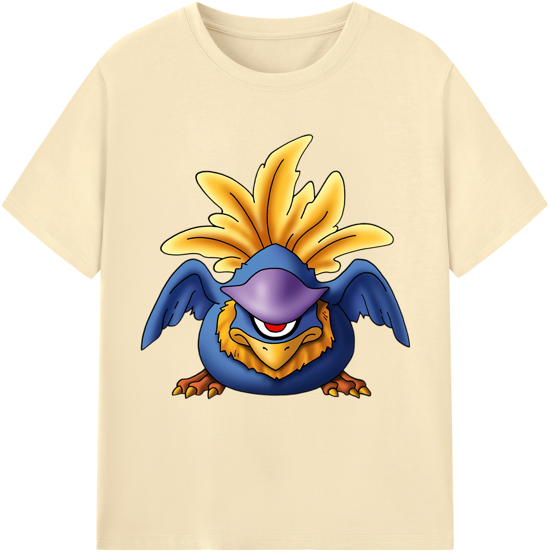 （画像用） ドラゴンクエスト Doragon Kuesuto Dragon Quest 綿100％半袖Tシャツ（フロントプリント）