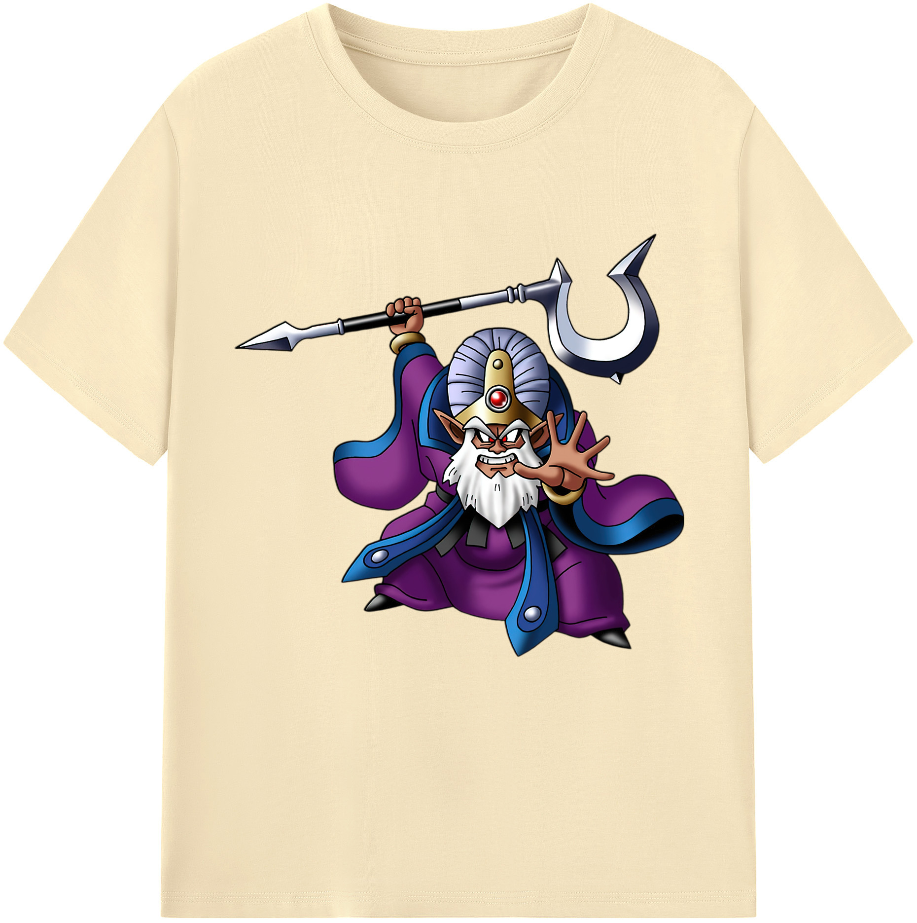 （画像用） ドラゴンクエスト Doragon Kuesuto Dragon Quest 綿100％半袖Tシャツ（フロントプリント）