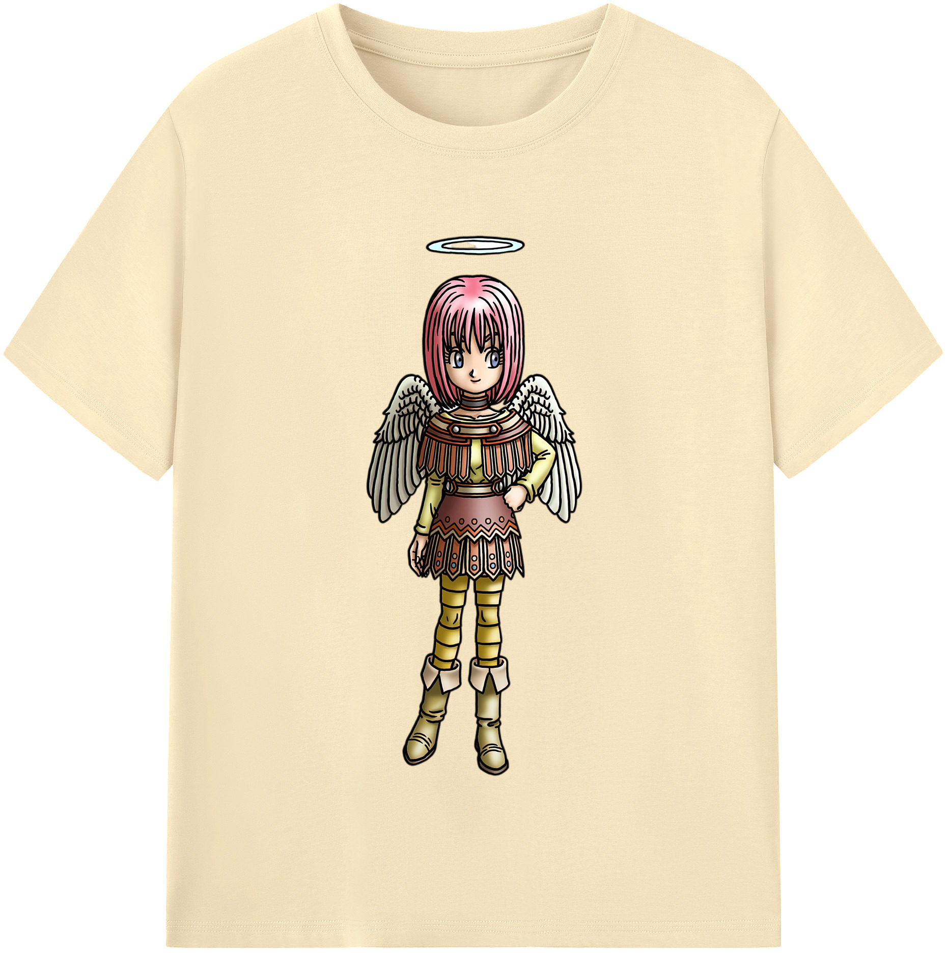 （画像用） ドラゴンクエスト Doragon Kuesuto Dragon Quest 綿100％半袖Tシャツ（フロントプリント）