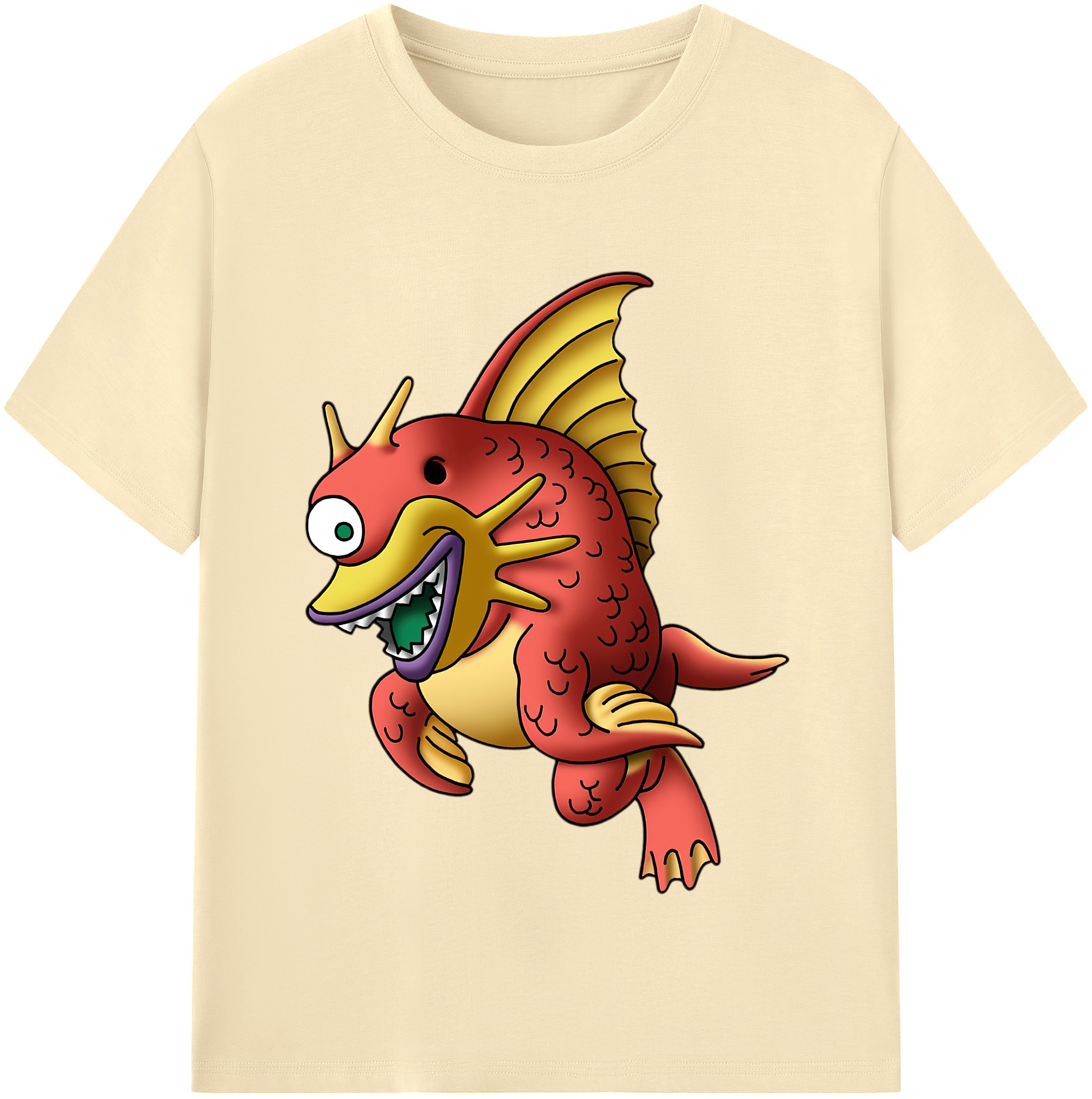 （画像用） ドラゴンクエスト Doragon Kuesuto Dragon Quest 綿100％半袖Tシャツ（フロントプリント）