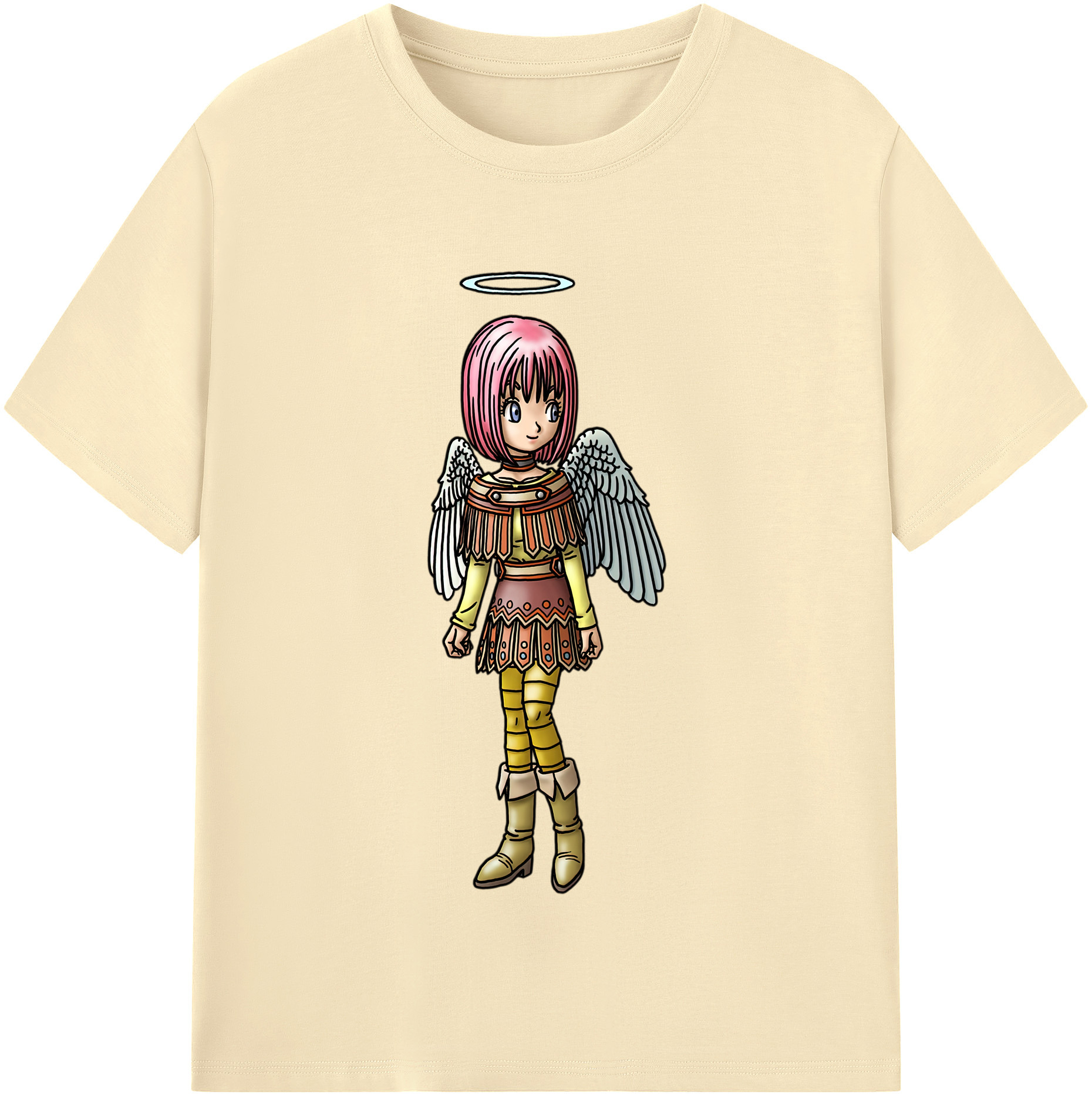 （画像用） ドラゴンクエスト Doragon Kuesuto Dragon Quest 綿100％半袖Tシャツ（フロントプリント）