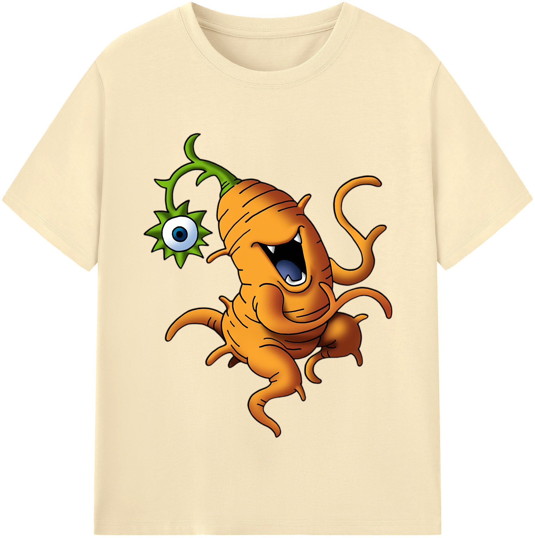 （画像用） ドラゴンクエスト Doragon Kuesuto Dragon Quest 綿100％半袖Tシャツ（フロントプリント）