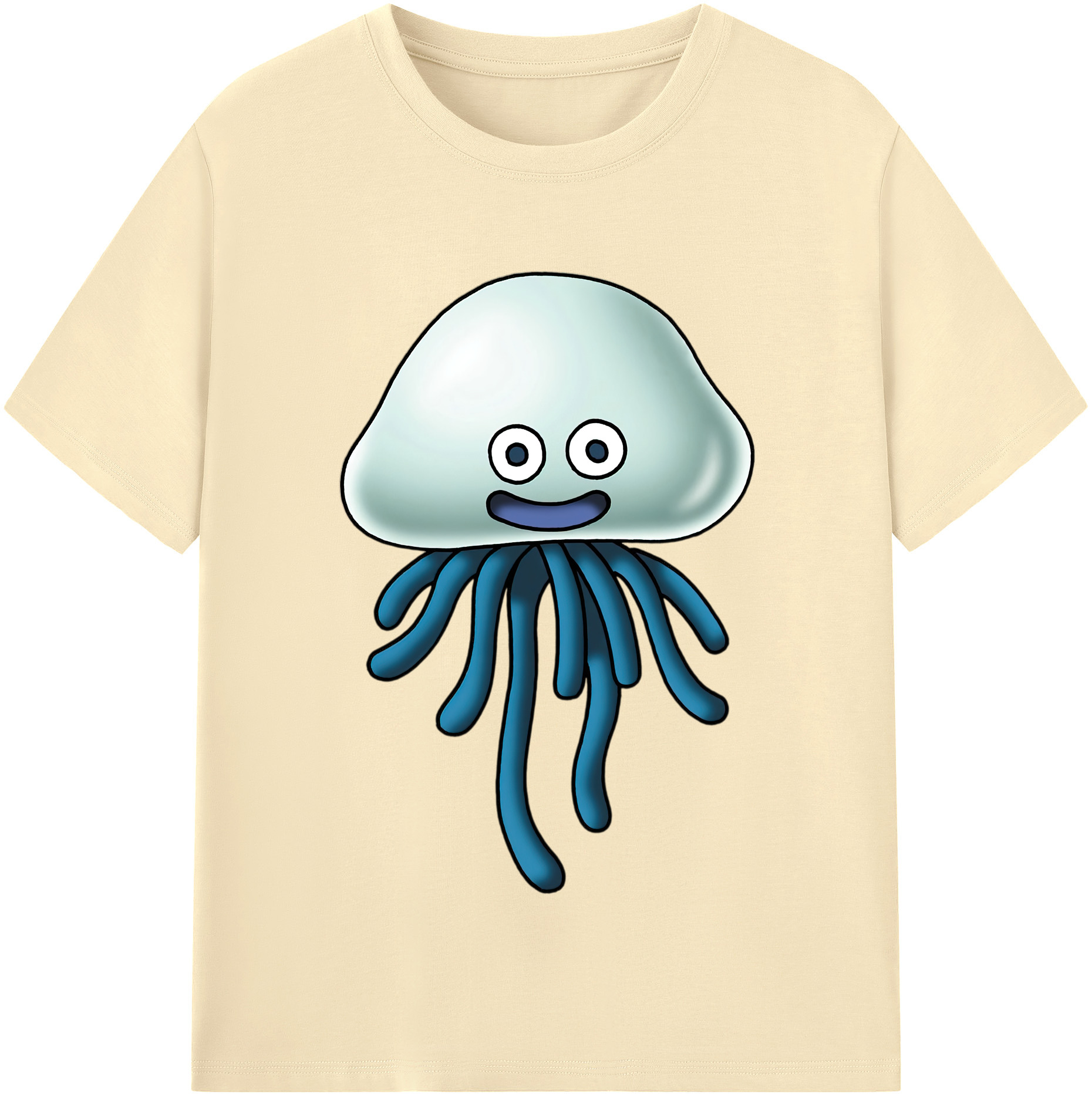 （画像用） ドラゴンクエスト Doragon Kuesuto Dragon Quest 綿100％半袖Tシャツ（フロントプリント）