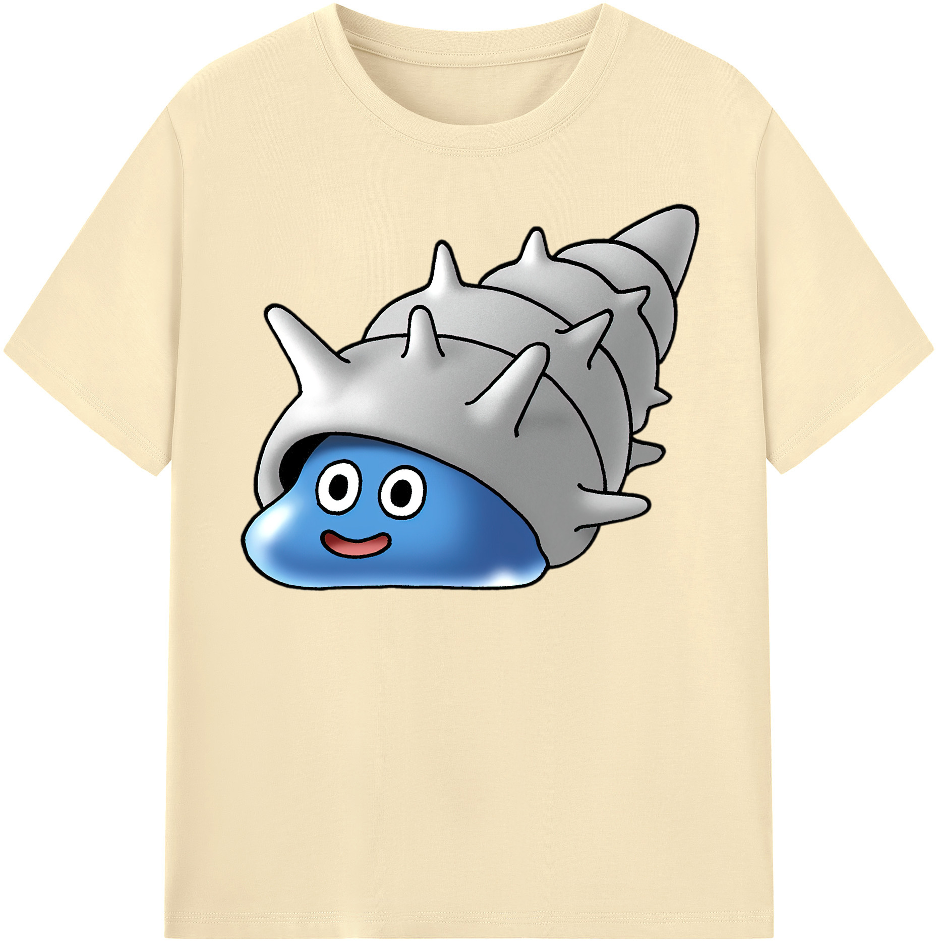 （画像用） ドラゴンクエスト Doragon Kuesuto Dragon Quest 綿100％半袖Tシャツ（フロントプリント）